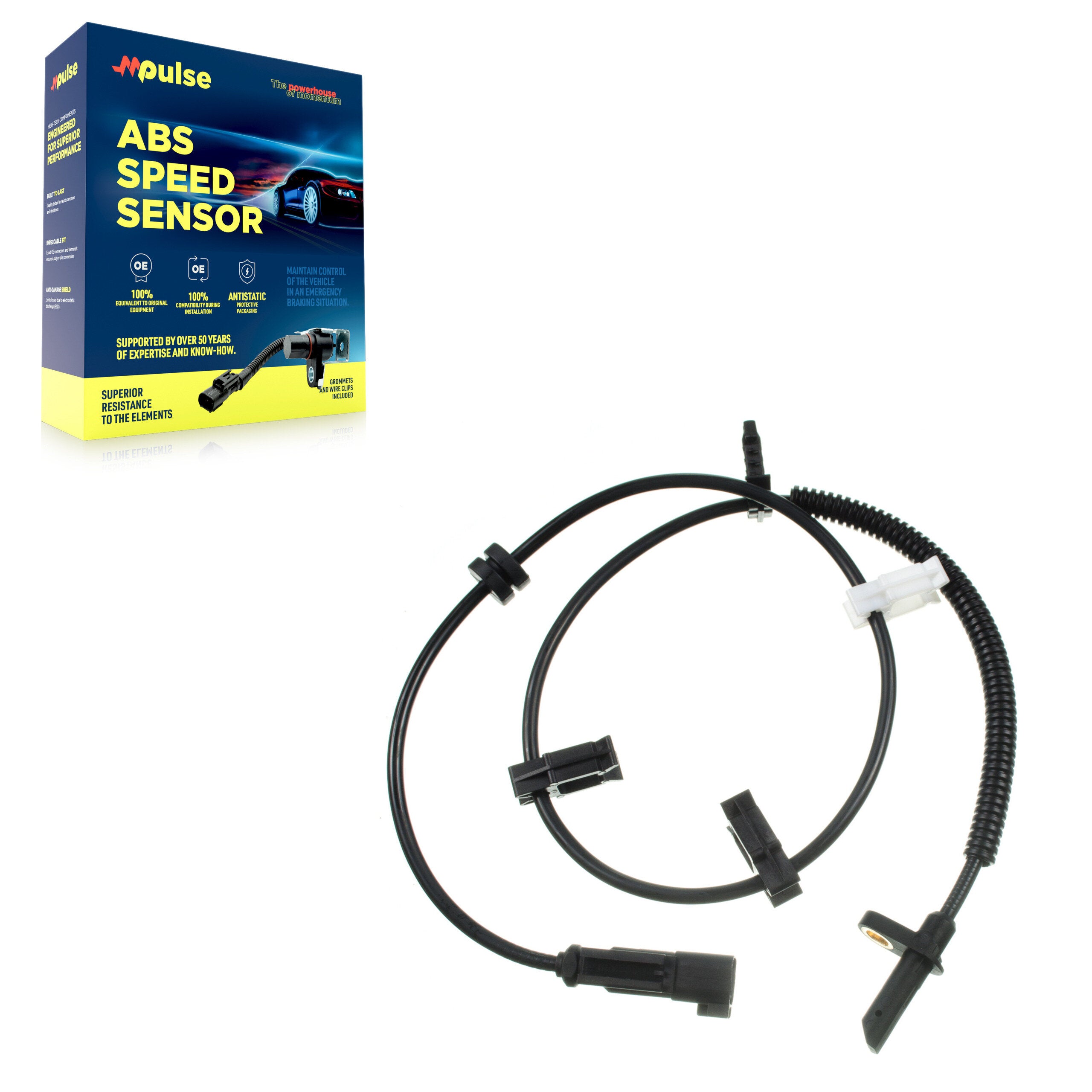 Mpulse SEN-2ABS1536 ABS Wheel Speed Sensor for 2007-2017 GMC Acadia Limited, Chevrolet Traverse, Buick Enclave - Rear
