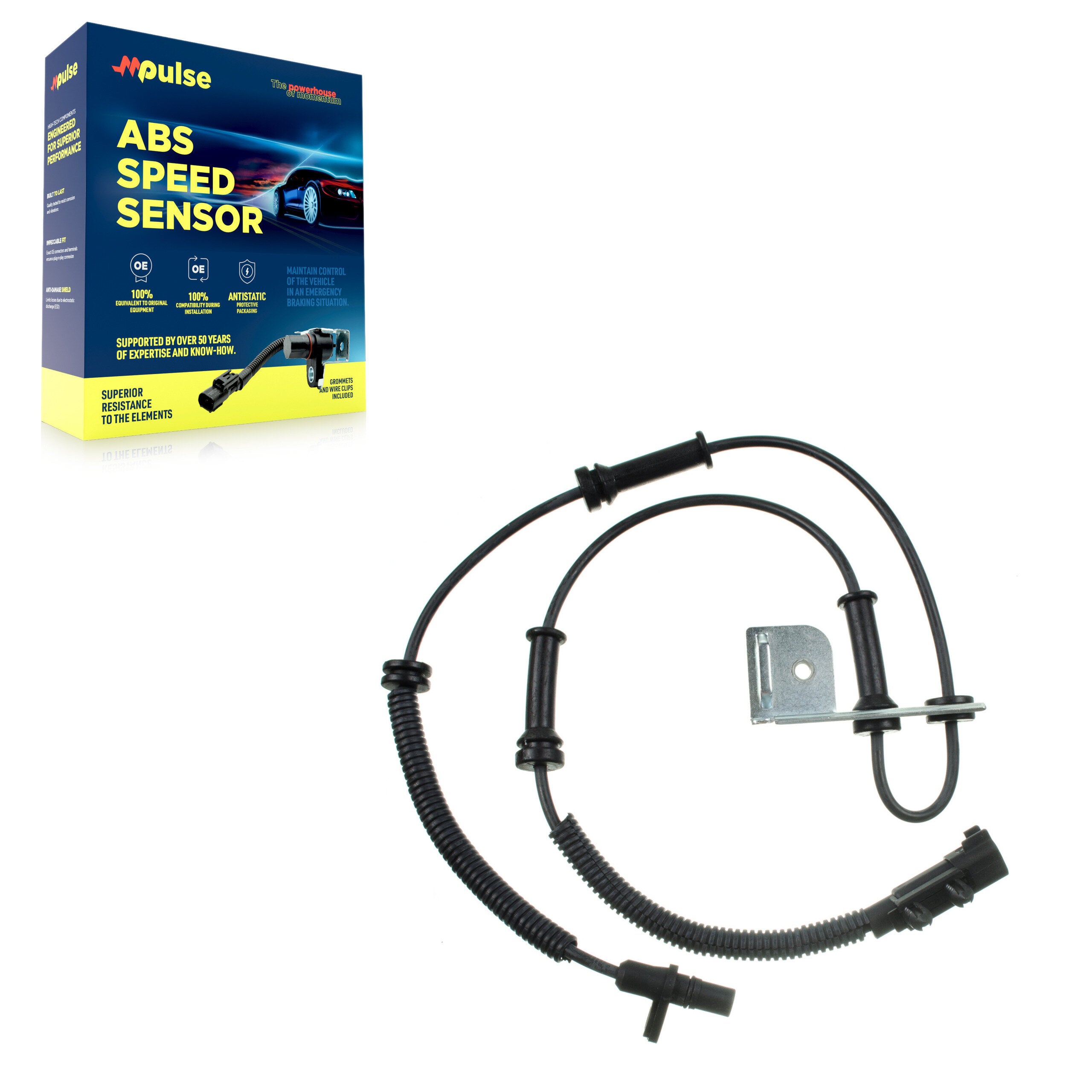 Mpulse SEN-2ABS1556 ABS Wheel Speed Sensor for 2008-2011 Chrysler Town & Country, Dodge Grand Caravan, Volkswagen Routan - Front, Front Right, Front Left