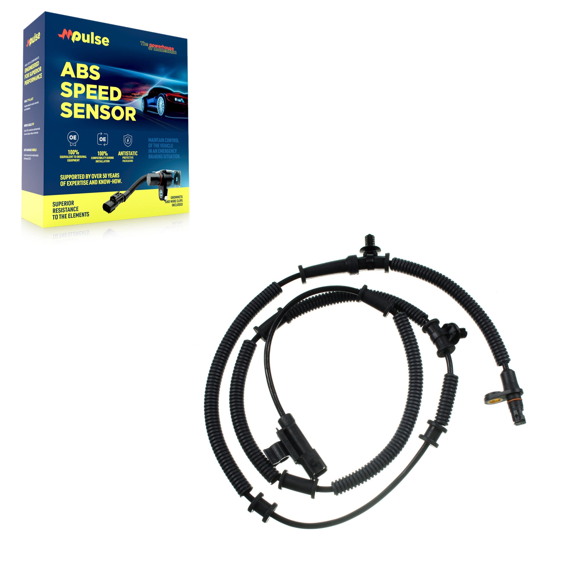 Mpulse SEN-2ABS1557 ABS Wheel Speed Sensor for 2008-2011 Chrysler Town & Country, Dodge Grand Caravan - Rear, Rear Right