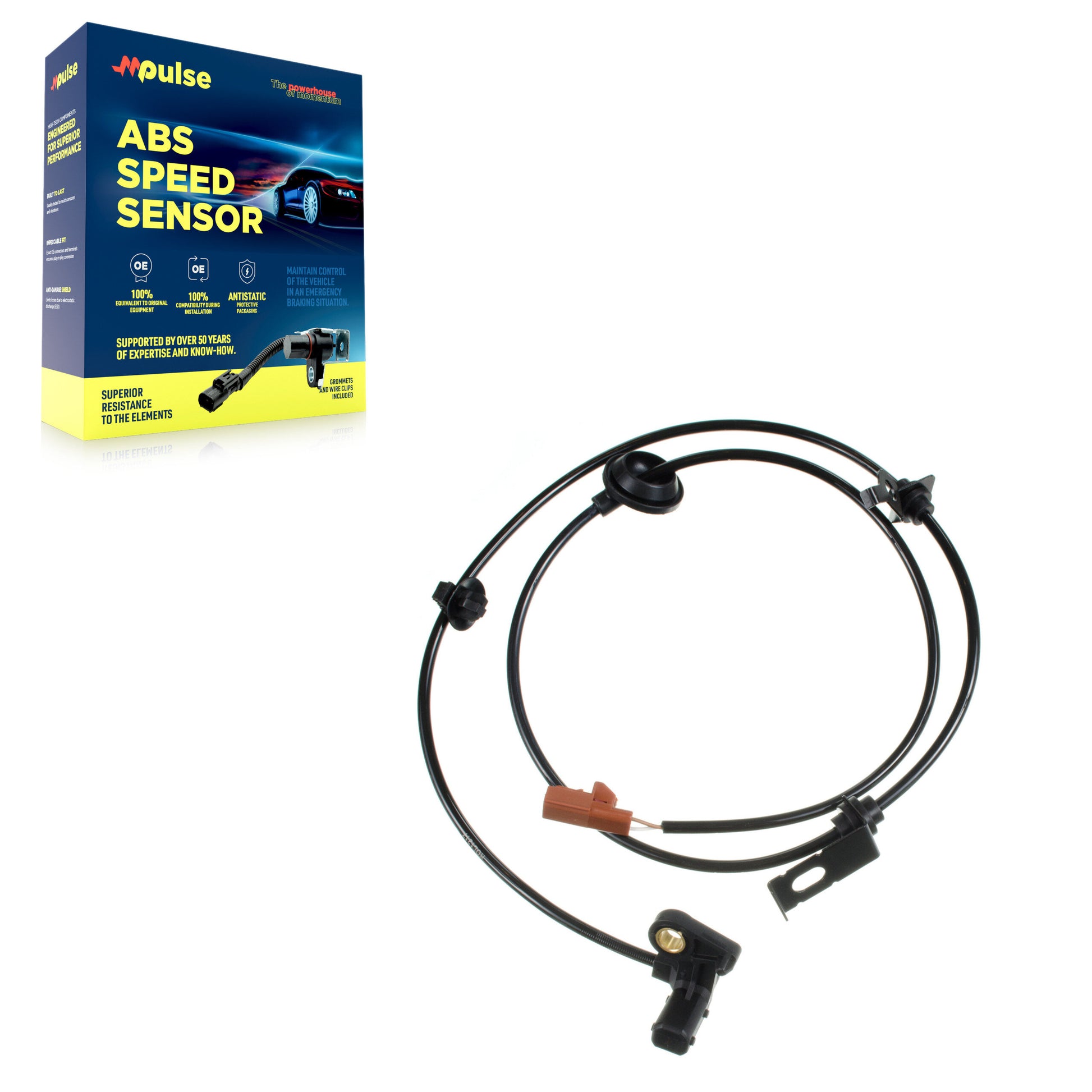 Mpulse SEN-2ABS1562 ABS Wheel Speed Sensor for 2006-2012 Lincoln MKZ, Ford Fusion, Mercury Milan - Rear Left