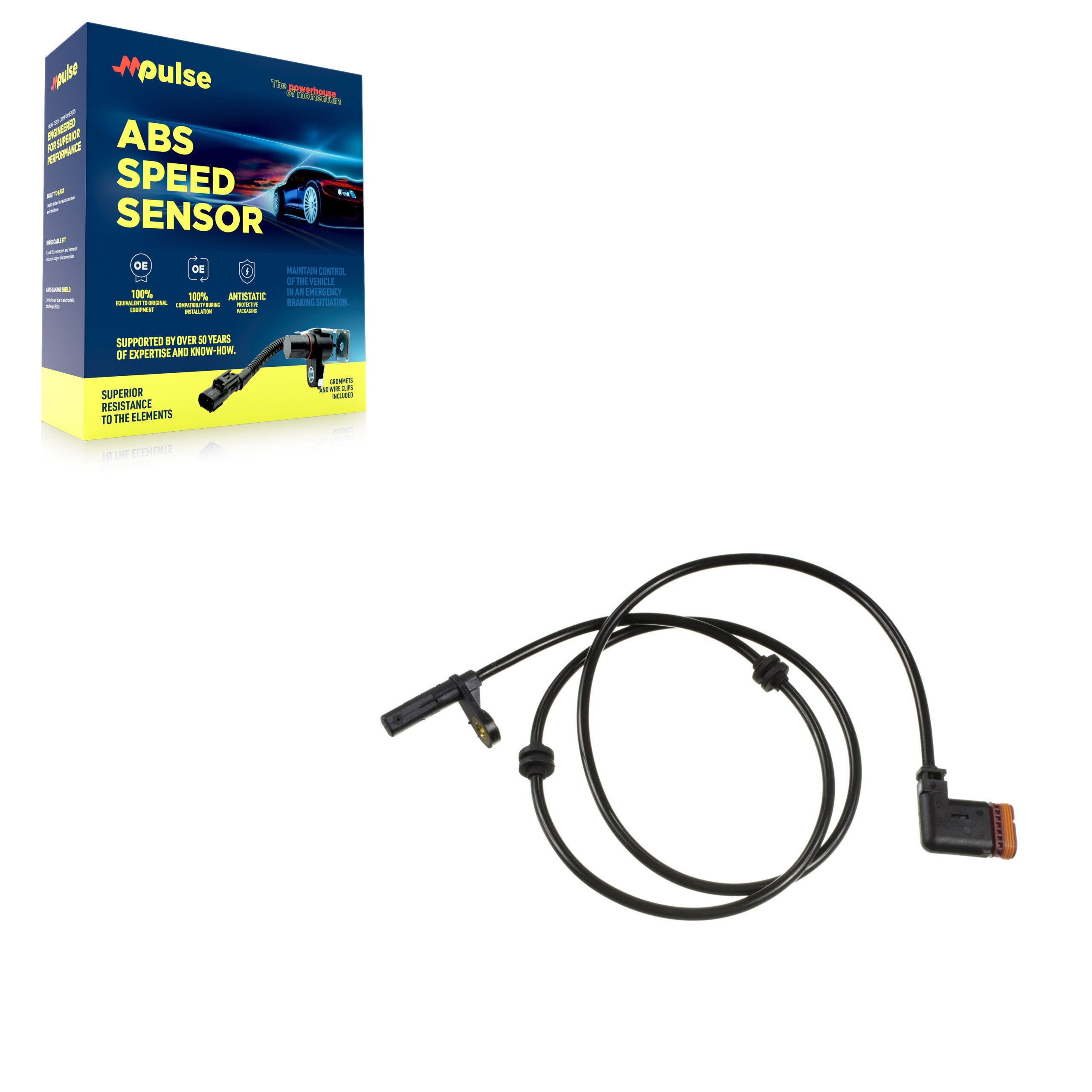 Mpulse SEN-2ABS1727 ABS Wheel Speed Sensor for 2008-2015 Mercedes-Benz C250, Mercedes-Benz C63 AMG, Mercedes-Benz C300 - Rear