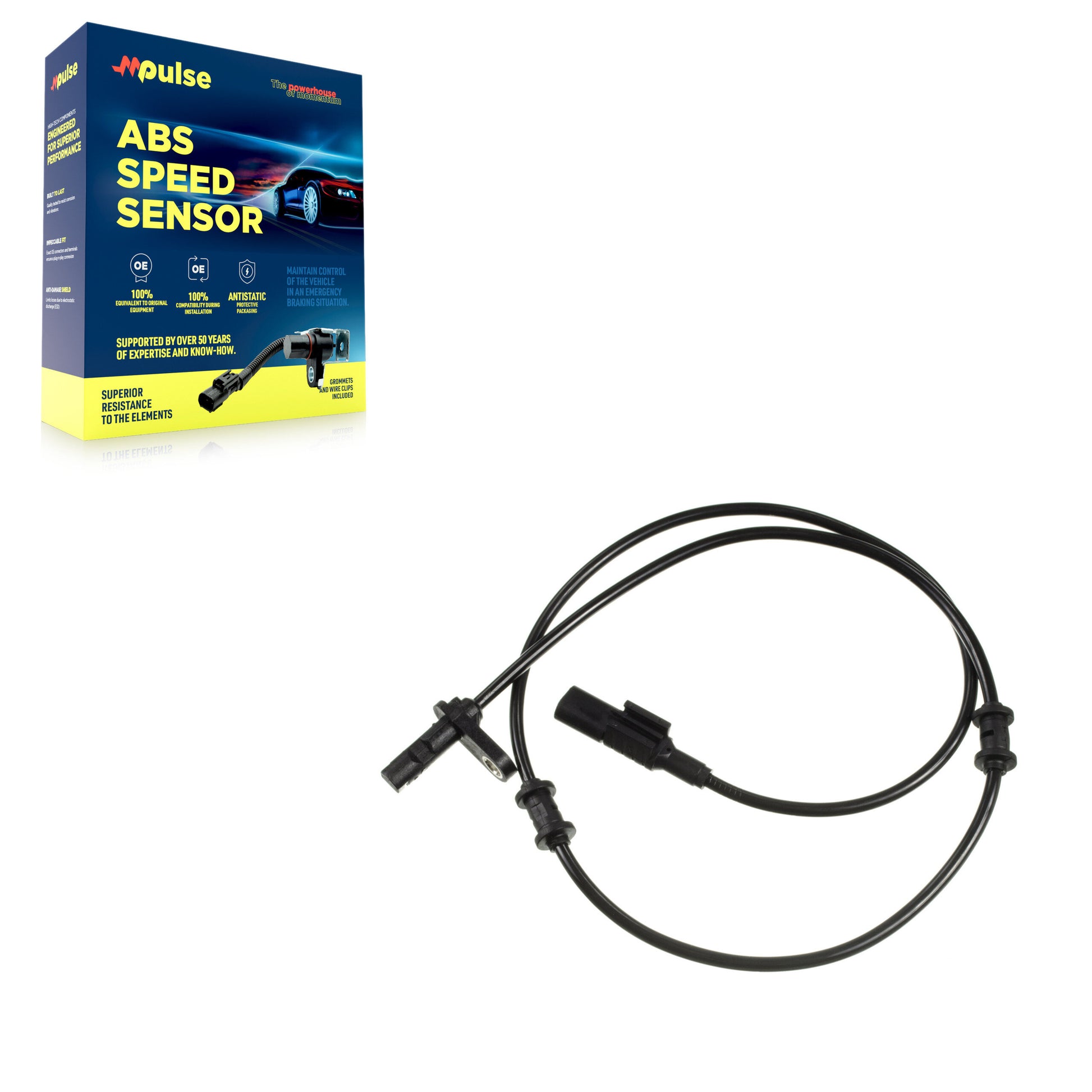 Mpulse SEN-2ABS1750 ABS Wheel Speed Sensor for 2003-2012 Mercedes-Benz SL65 AMG, Mercedes-Benz SL63 AMG, Mercedes-Benz SLR McLaren - Rear