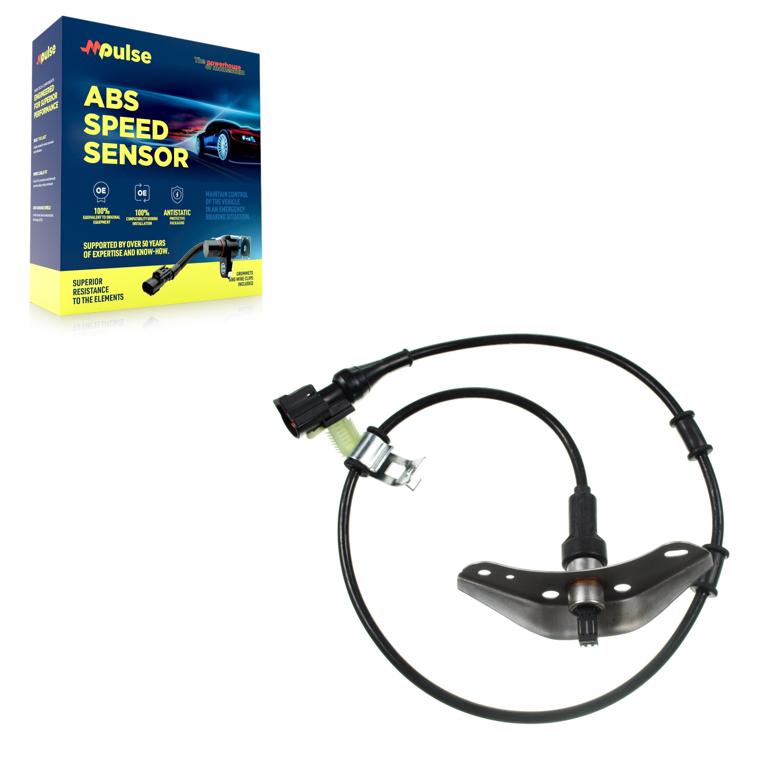 Mpulse SEN-2ABS1914 ABS Wheel Speed Sensor for 2005-2007 Ford E-150, Ford E-250, Ford E-350 Club Wagon - Front Left