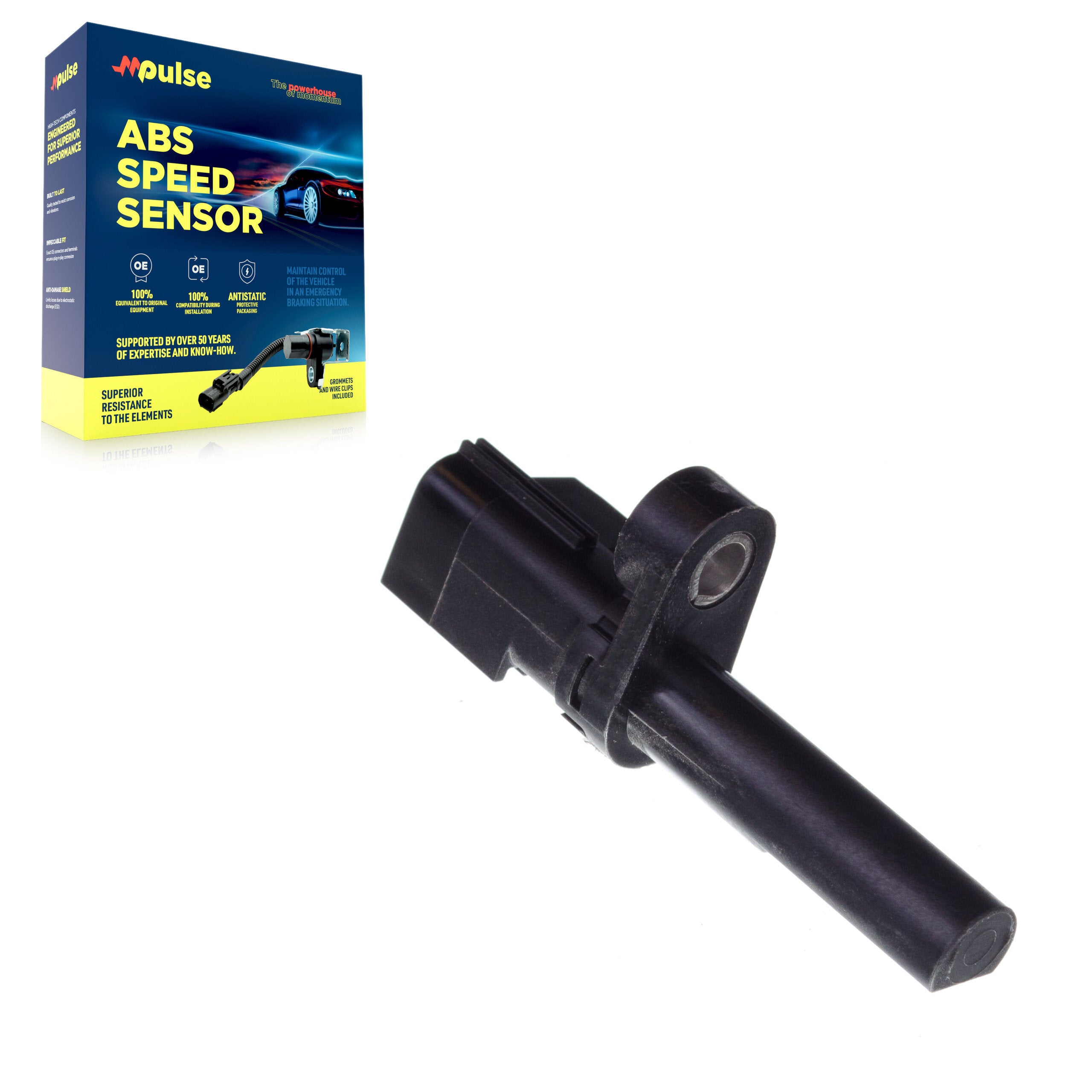 Mpulse SEN-2ABS2013 ABS Wheel Speed Sensor for 2004-2012 Ram 1500, Dodge Ram 1500, Dodge Durango - Rear, Rear Center