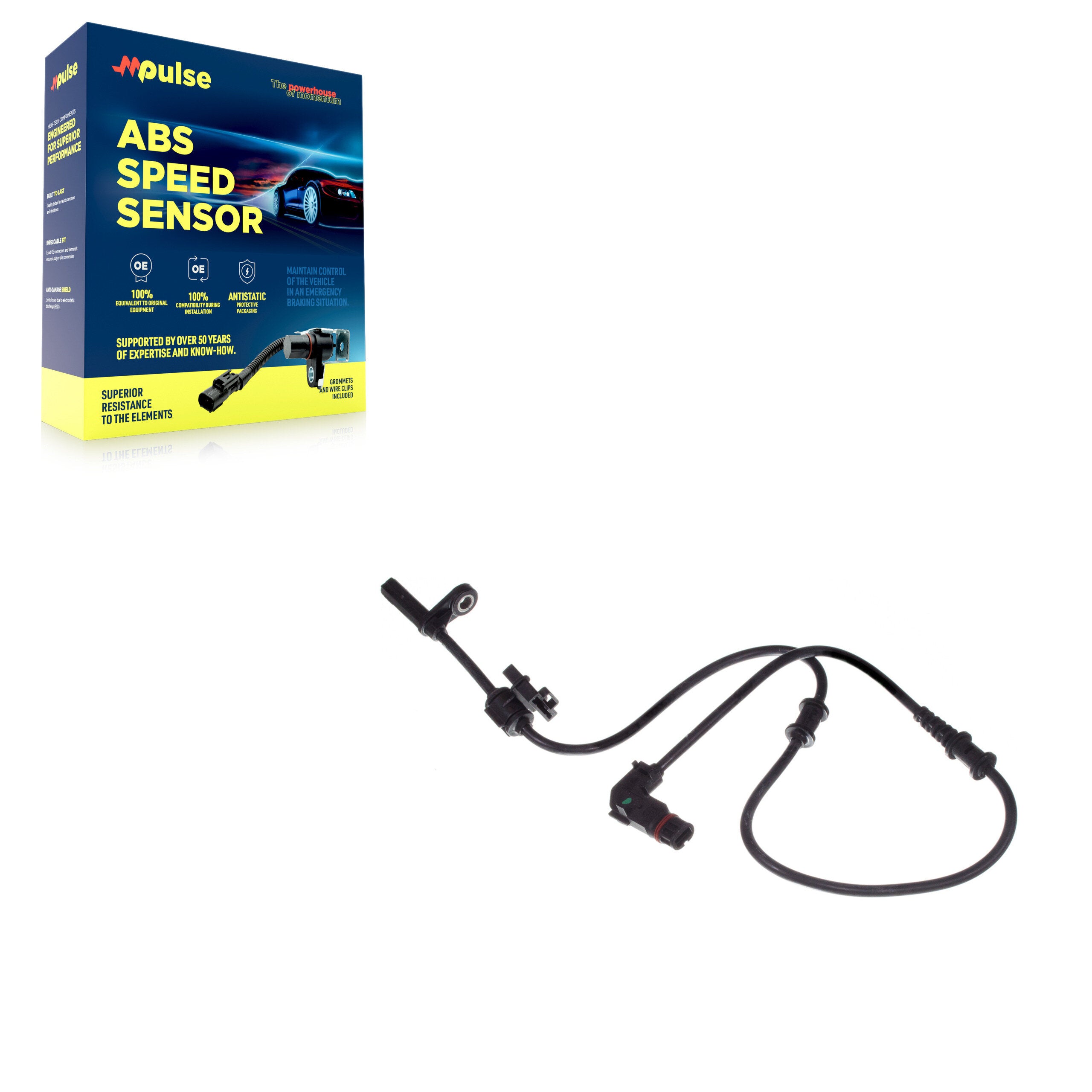 Mpulse SEN-2ABS2119 ABS Wheel Speed Sensor for 2005-2010 Dodge Charger, Dodge Magnum, Chrysler 300 - Rear Right