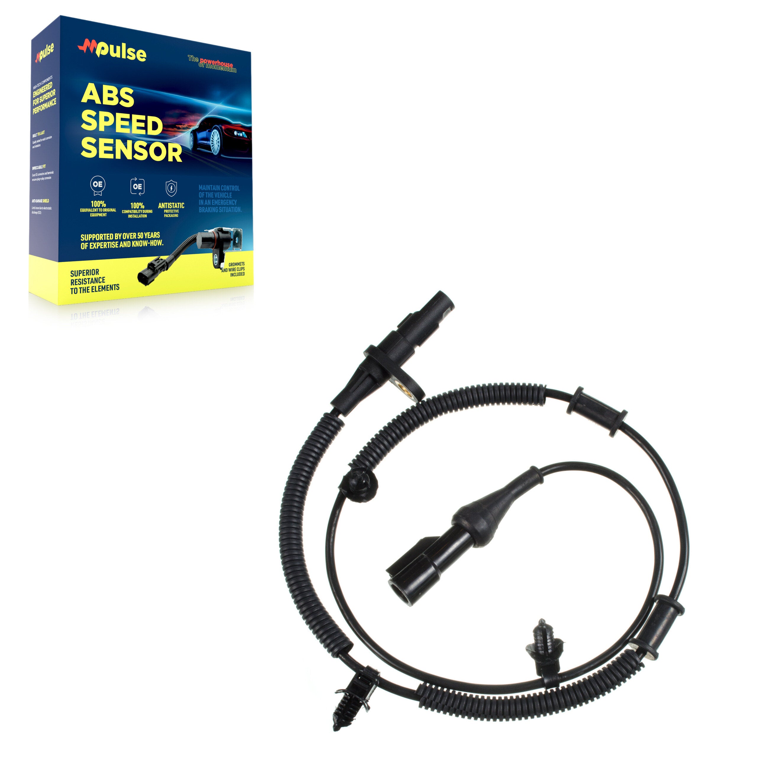 Mpulse SEN-2ABS2130 ABS Wheel Speed Sensor for 2005-2010 Ford Mustang - Front