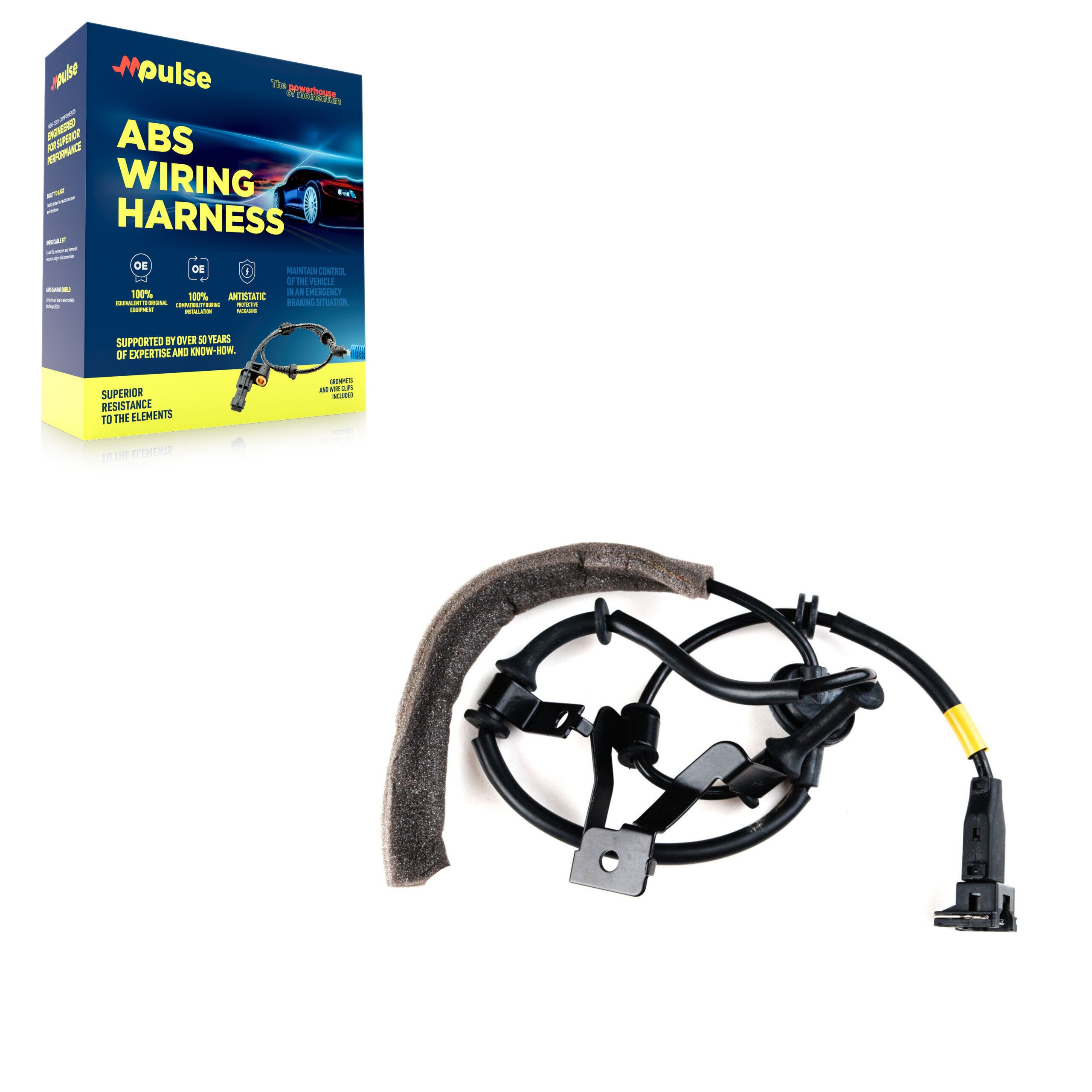Mpulse SEN-2ABS2238 ABS Wheel Speed Sensor Wiring Harness for 2006-2011 Hyundai Accent - Rear Right