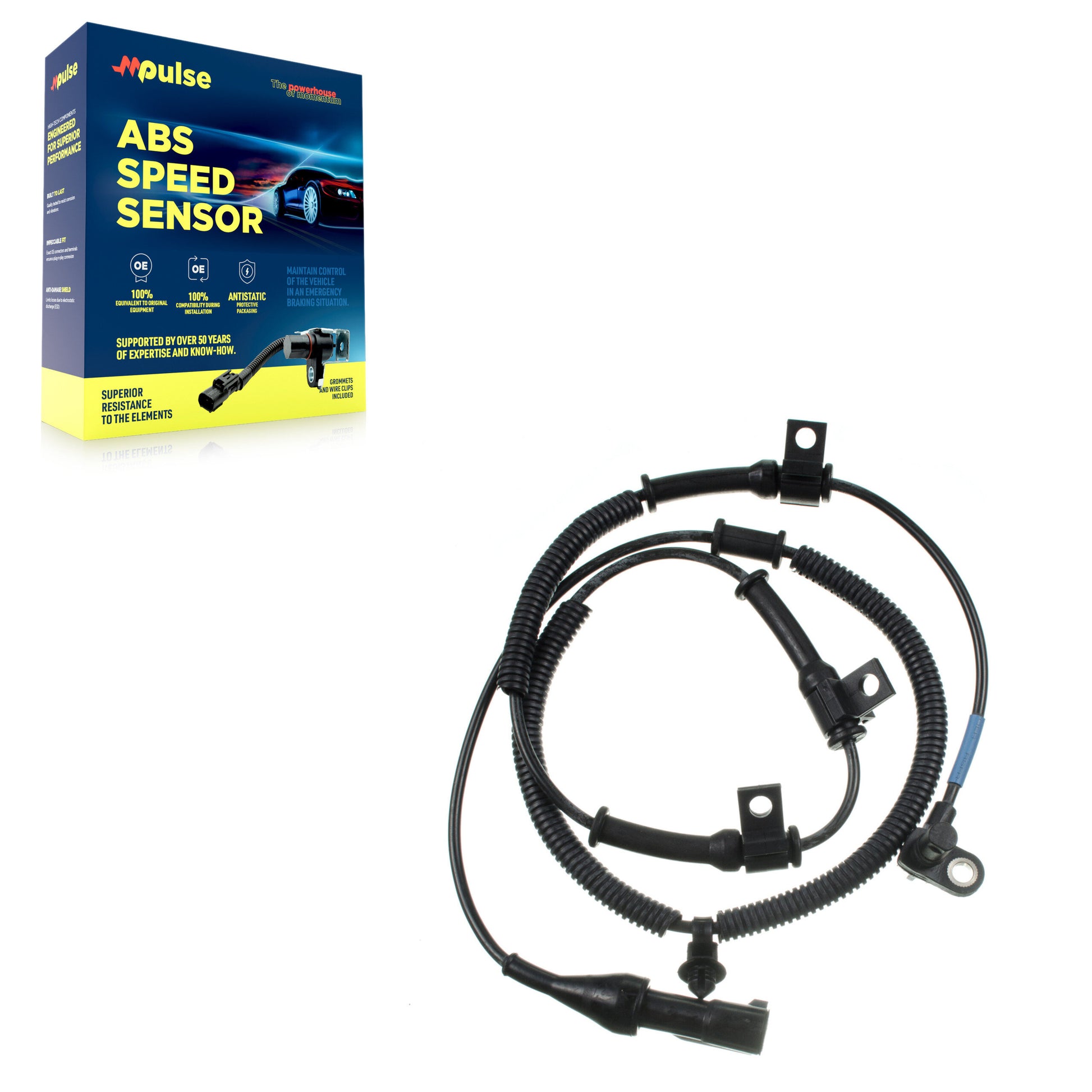 Mpulse SEN-2ABS2284 ABS Wheel Speed Sensor for 2005-2010 Ford F-450 Super Duty, Ford F-550 Super Duty - Front