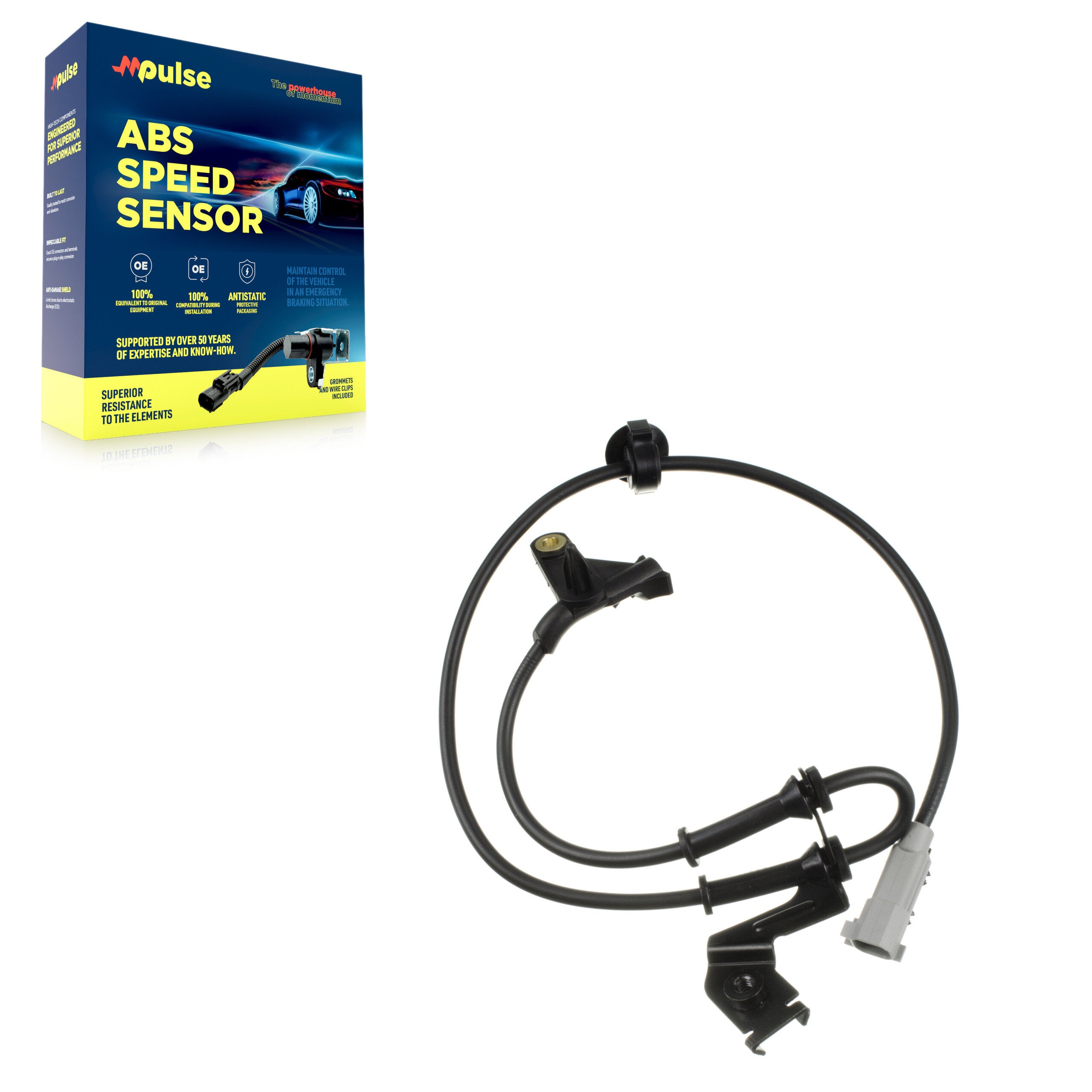 Mpulse SEN-2ABS2285 ABS Wheel Speed Sensor for 2006-2008 Chrysler Town & Country, Chrysler Voyager, Dodge Caravan - Front Right