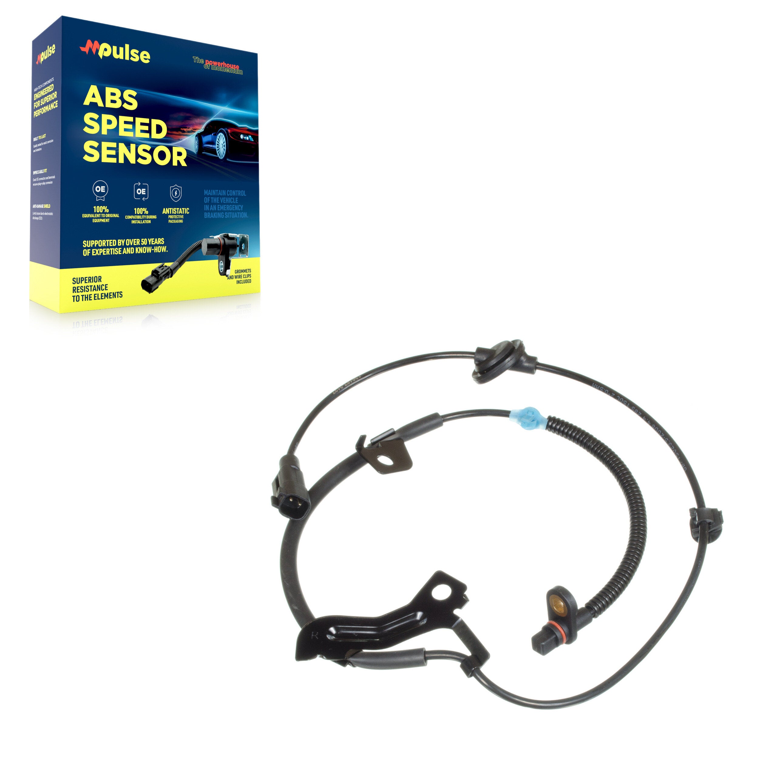 Mpulse SEN-2ABS2286 ABS Wheel Speed Sensor for 2007-2017 Jeep Compass, Jeep Patriot, Dodge Caliber - Rear Right