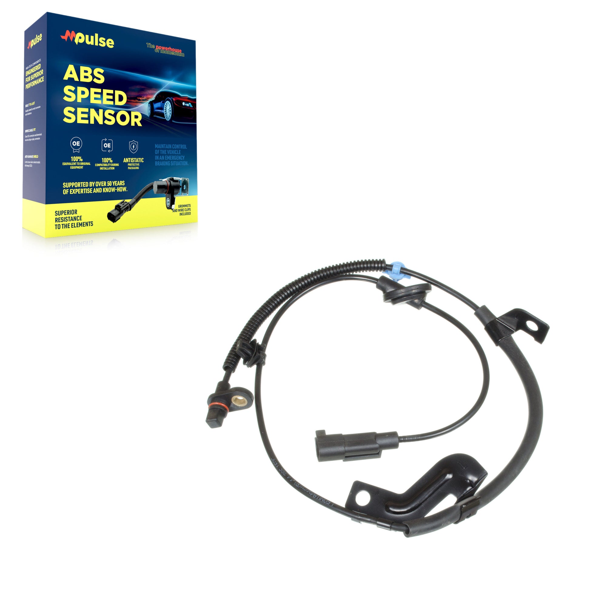 Mpulse SEN-2ABS2287 ABS Wheel Speed Sensor for 2007-2017 Jeep Compass, Jeep Patriot, Dodge Caliber - Rear Left