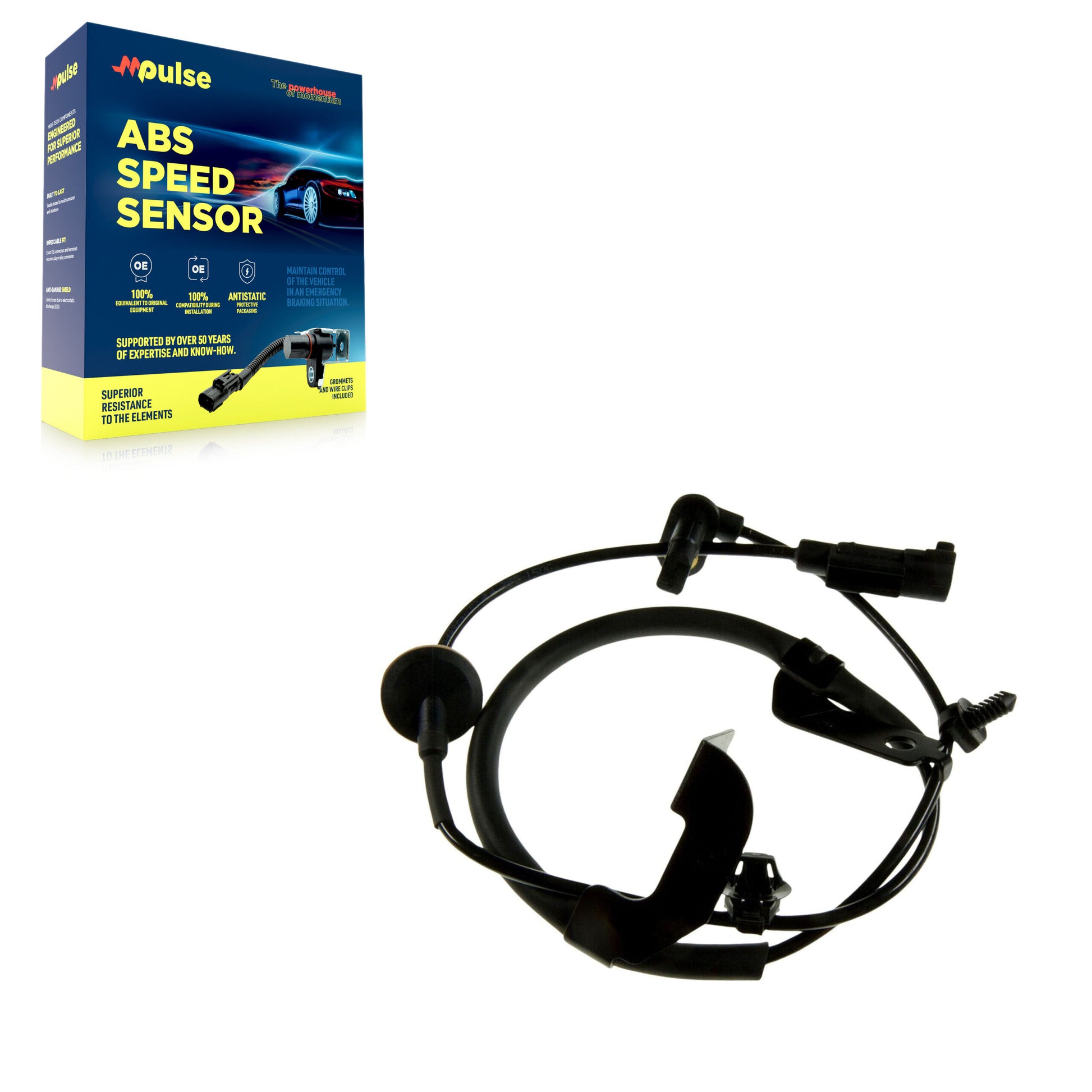 Mpulse SEN-2ABS2289 ABS Wheel Speed Sensor for 2007-2017 Jeep Compass, Jeep Patriot, Dodge Caliber - Front Right