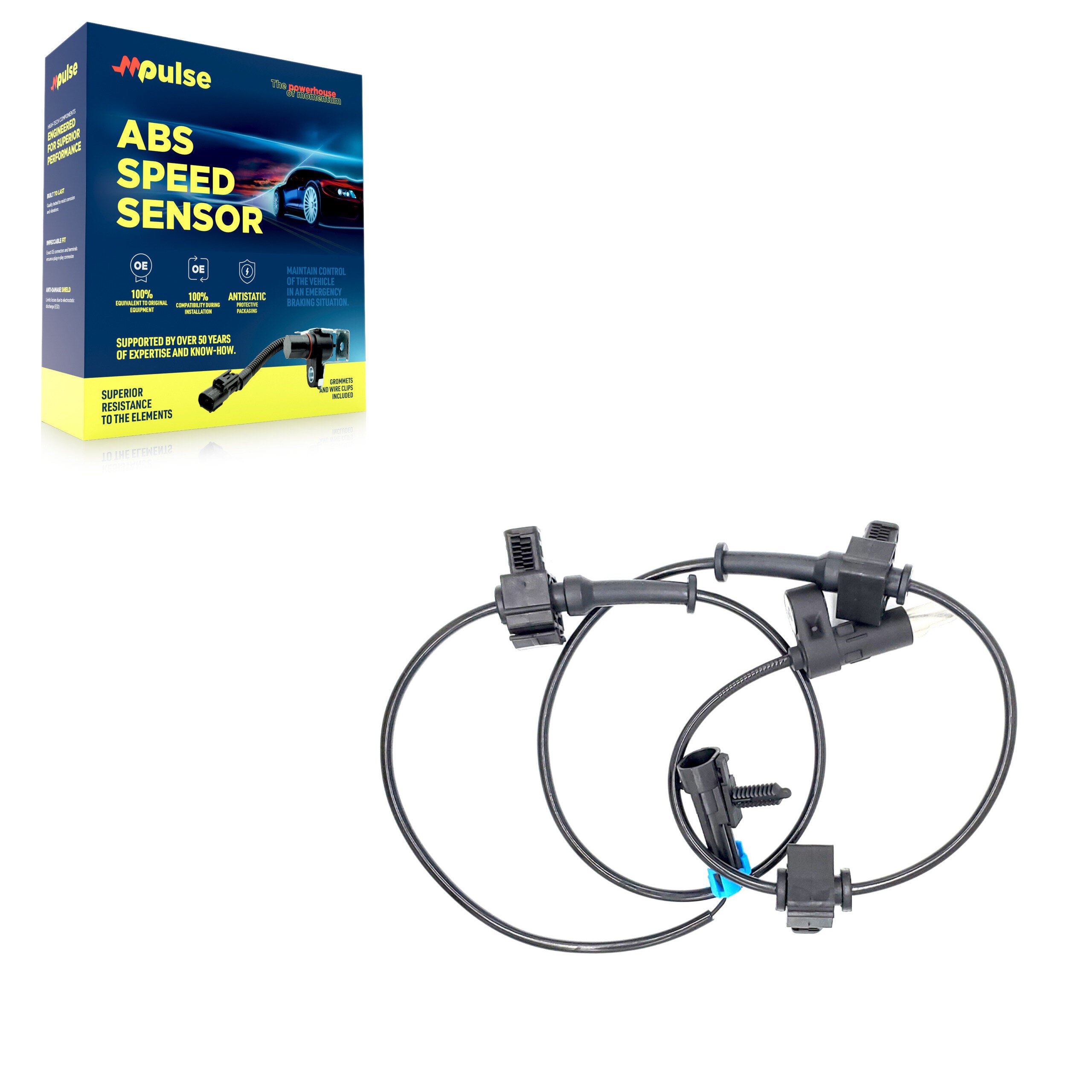 Mpulse SEN-2ABS2403 ABS Wheel Speed Sensor for 2009-2010 Chevrolet Silverado 2500 HD, GMC Sierra 2500 HD - Rear