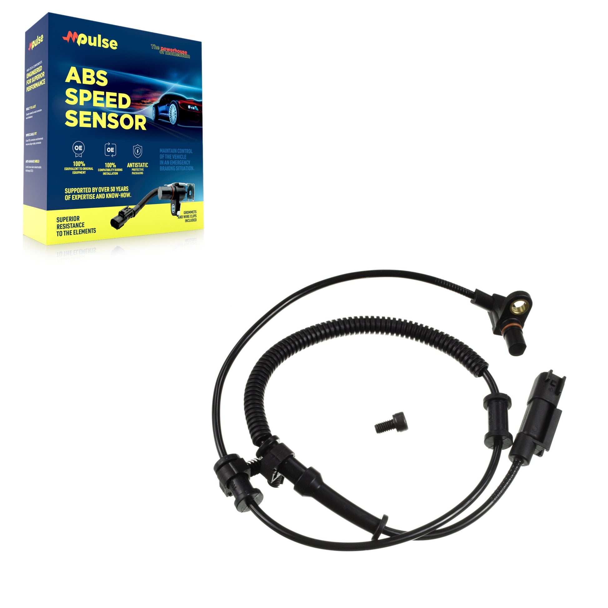 Mpulse SEN-2ABS2434 ABS Wheel Speed Sensor for 2009-2012 Ram 1500, Dodge Ram 1500 - Front