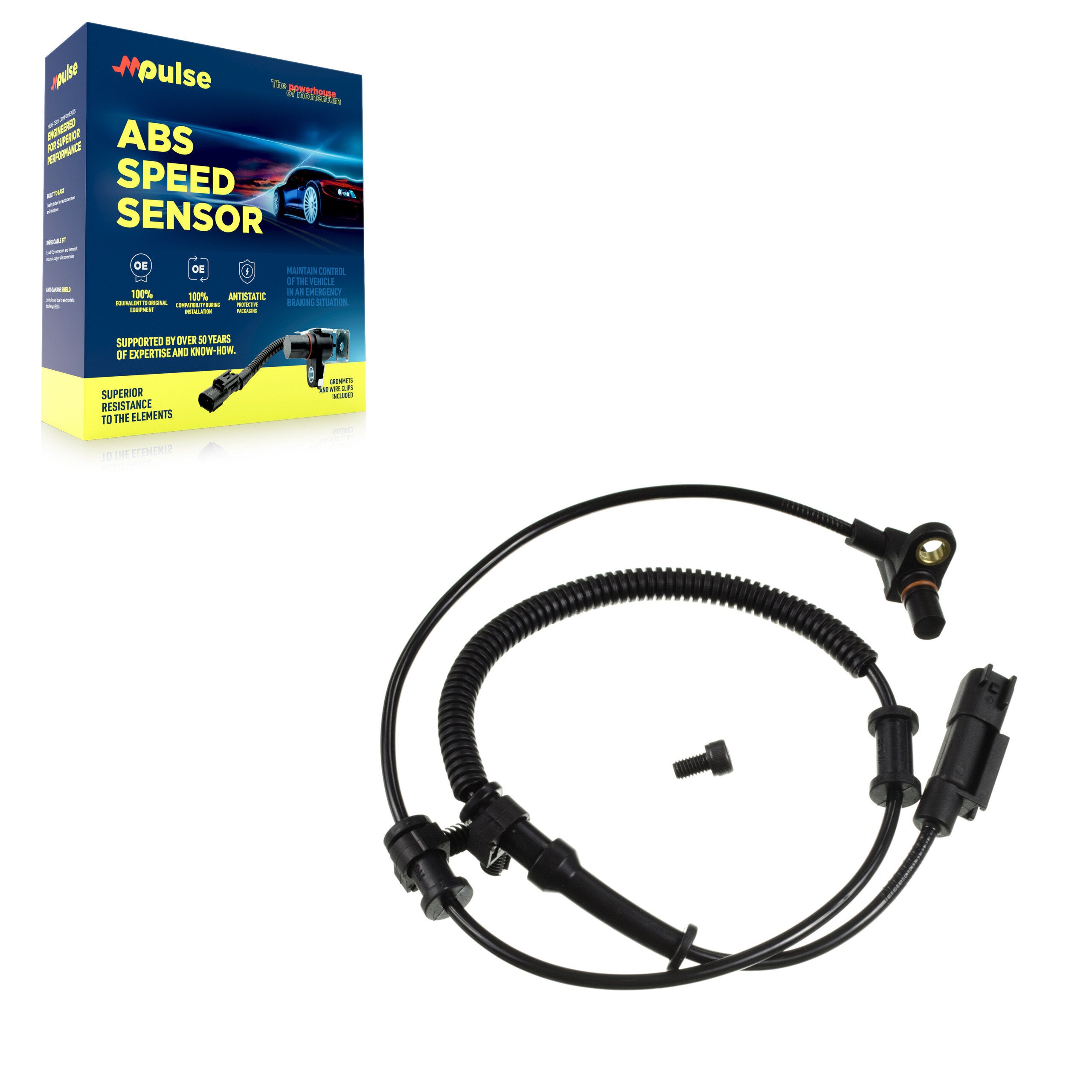 Mpulse SEN-2ABS2434 ABS Wheel Speed Sensor for 2009-2012 Ram 1500, Dodge Ram 1500 - Front