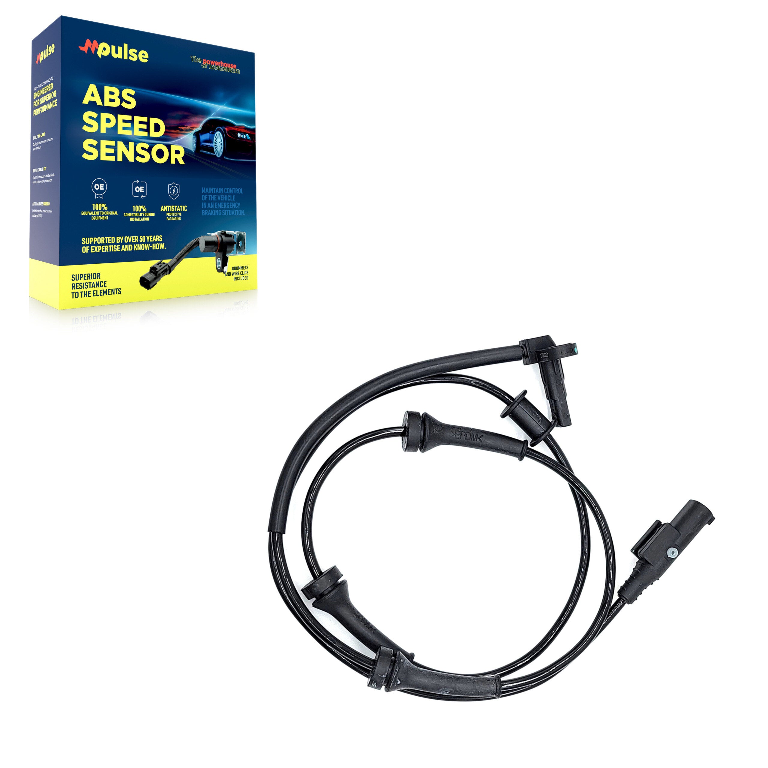 Mpulse SEN-2ABS2435 ABS Wheel Speed Sensor for 2012-2019 Fiat 500 - Front