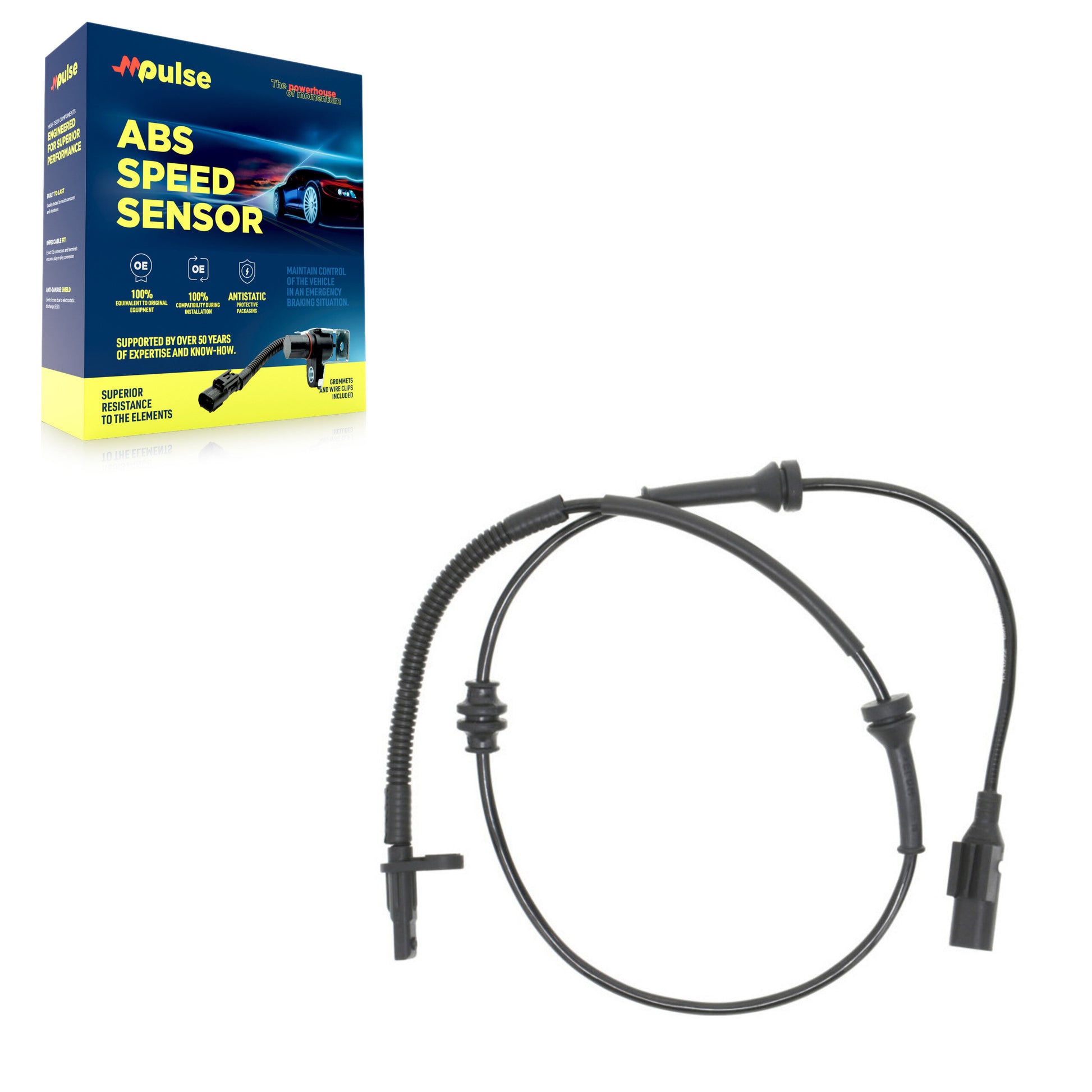 Mpulse SEN-2ABS2436 ABS Wheel Speed Sensor for 2012-2019 Fiat 500 - Rear