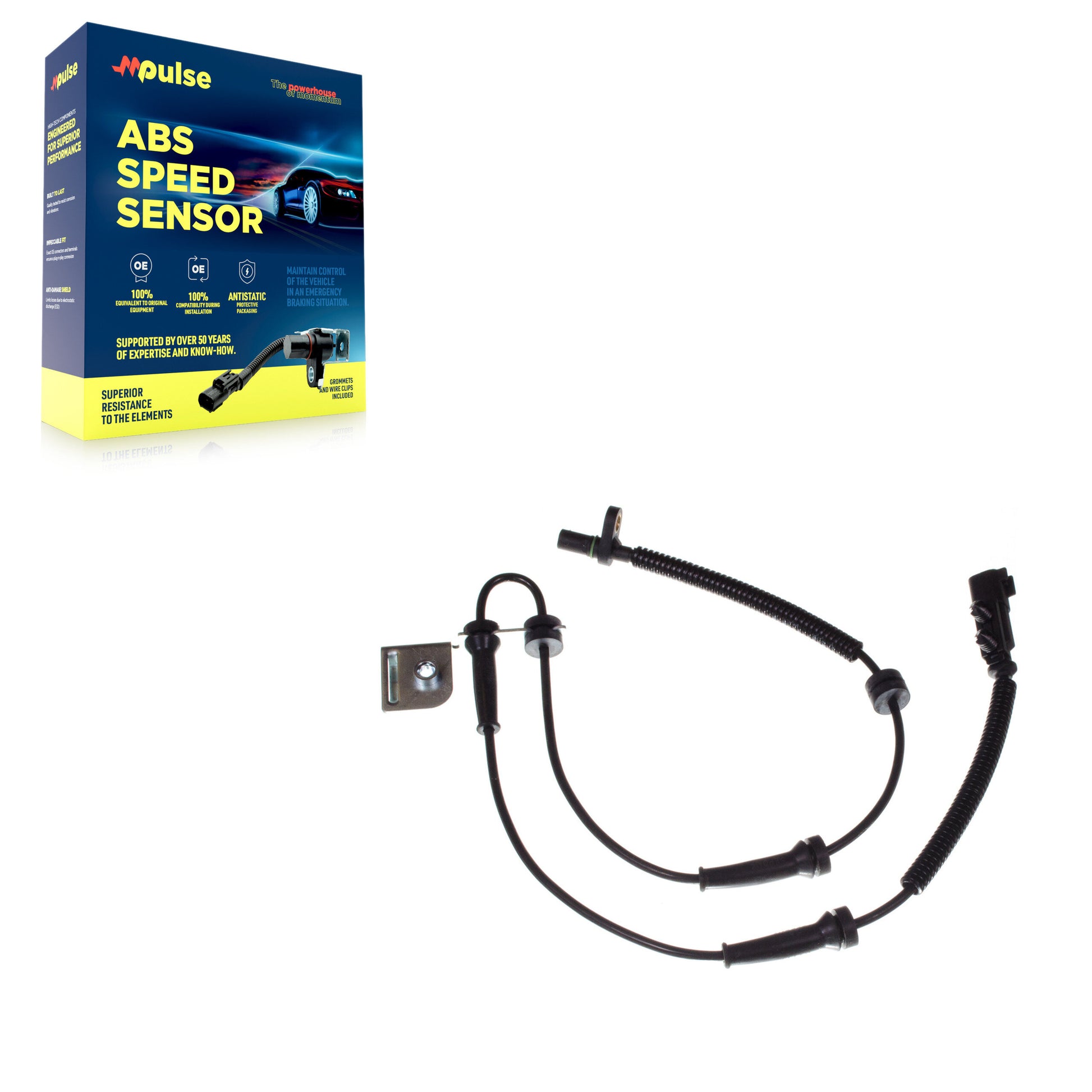 Mpulse SEN-2ABS2439 ABS Wheel Speed Sensor for 2012-2020 Dodge Grand Caravan, Chrysler Town & Country, Ram C/V - Front