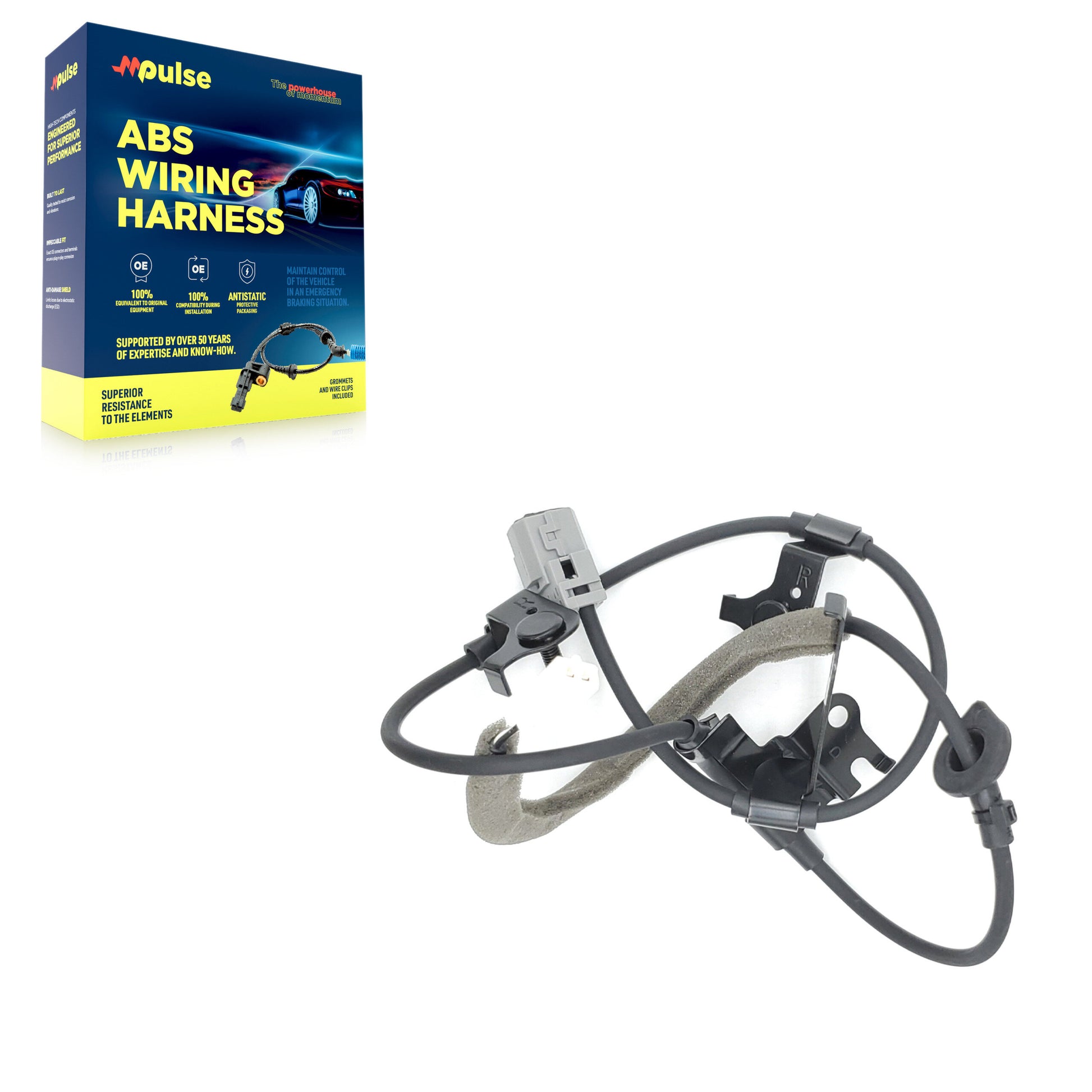 Mpulse SEN-2ABS2440 ABS Wheel Speed Sensor Wiring Harness for 2006-2014 Toyota RAV4 - Rear Right