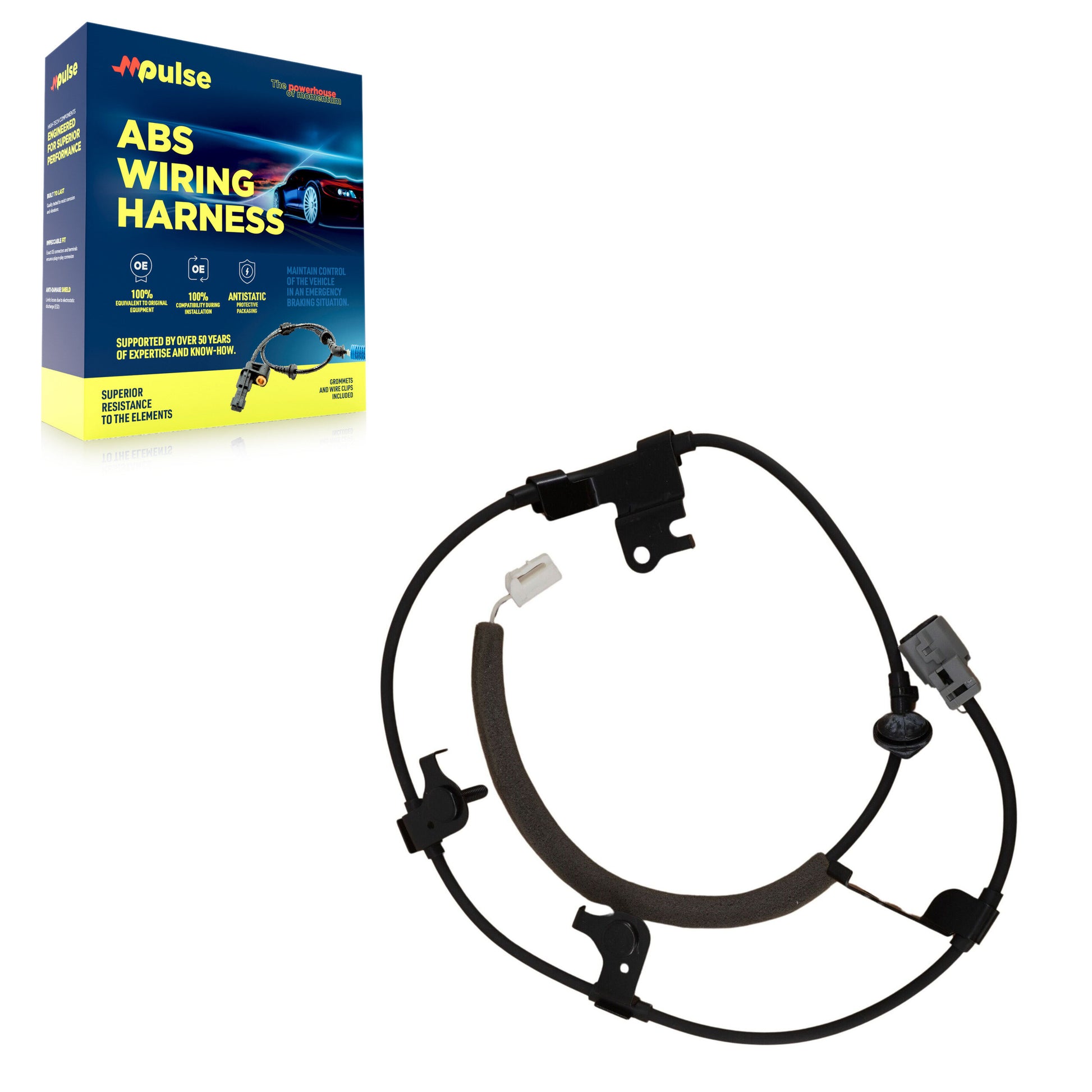 Mpulse SEN-2ABS2441 ABS Wheel Speed Sensor Wiring Harness for 2006-2014 Toyota RAV4 - Rear Left