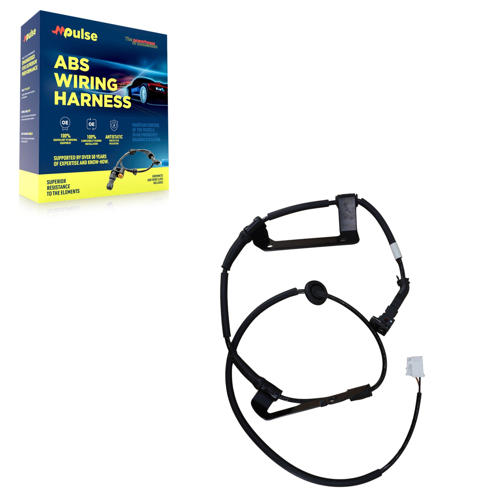 Mpulse SEN-2ABS2447 ABS Wheel Speed Sensor Wiring Harness for 2007-2013 Kia Sorento, Hyundai Veracruz - Rear Left