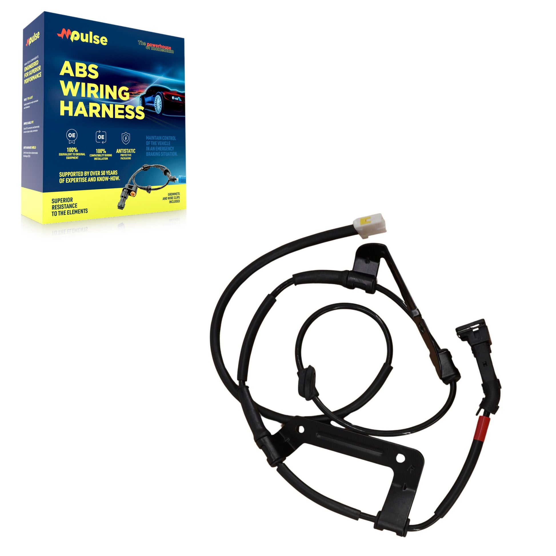 Mpulse SEN-2ABS2449 ABS Wheel Speed Sensor Wiring Harness for 2007-2013 Kia Sorento, Hyundai Veracruz - Rear Right