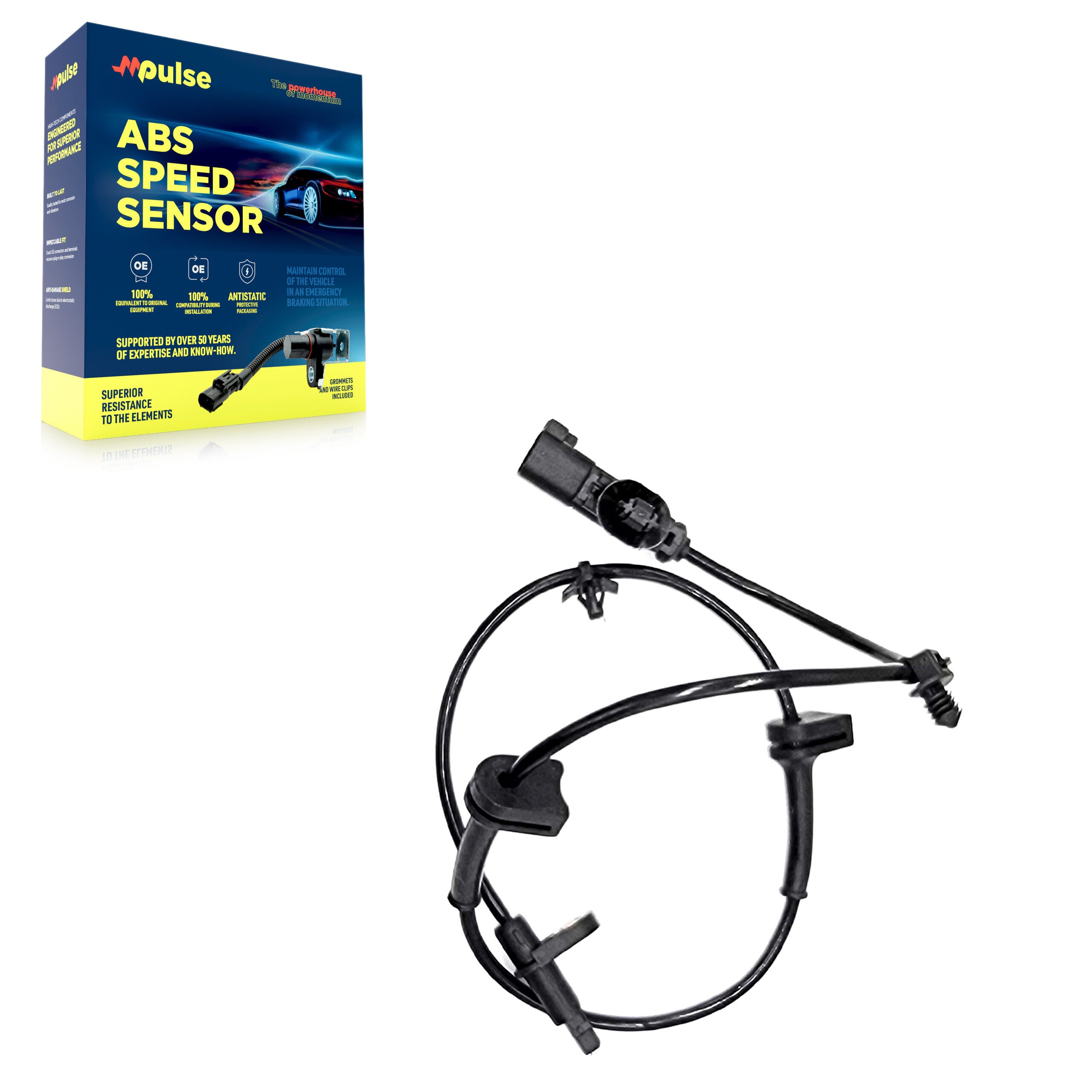 Mpulse SEN-2ABS2464 ABS Wheel Speed Sensor for 2011-2013 Ford Fiesta - Front