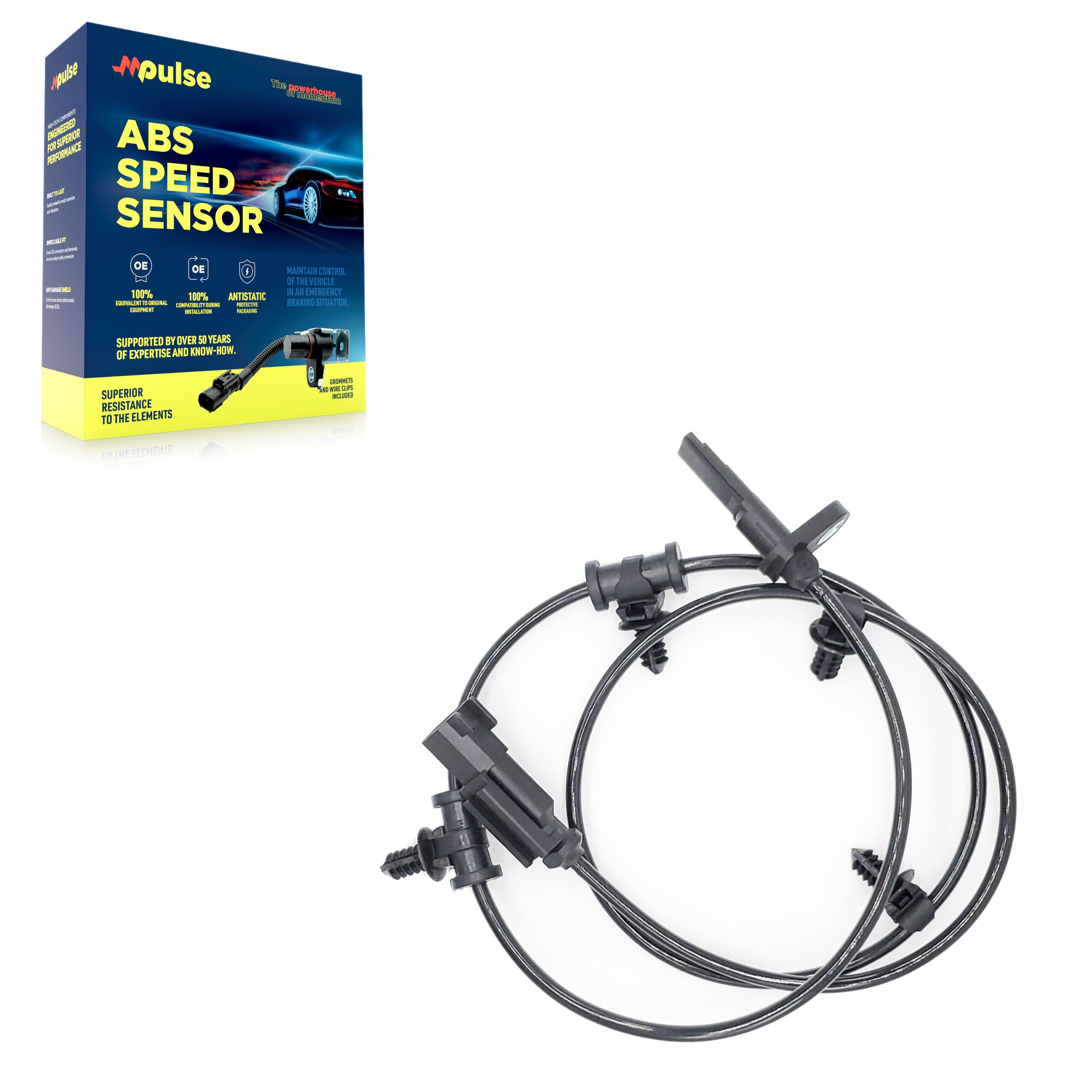 Mpulse SEN-2ABS2470 ABS Wheel Speed Sensor for 2011-2015 Ford Edge, Lincoln MKX - Rear Right
