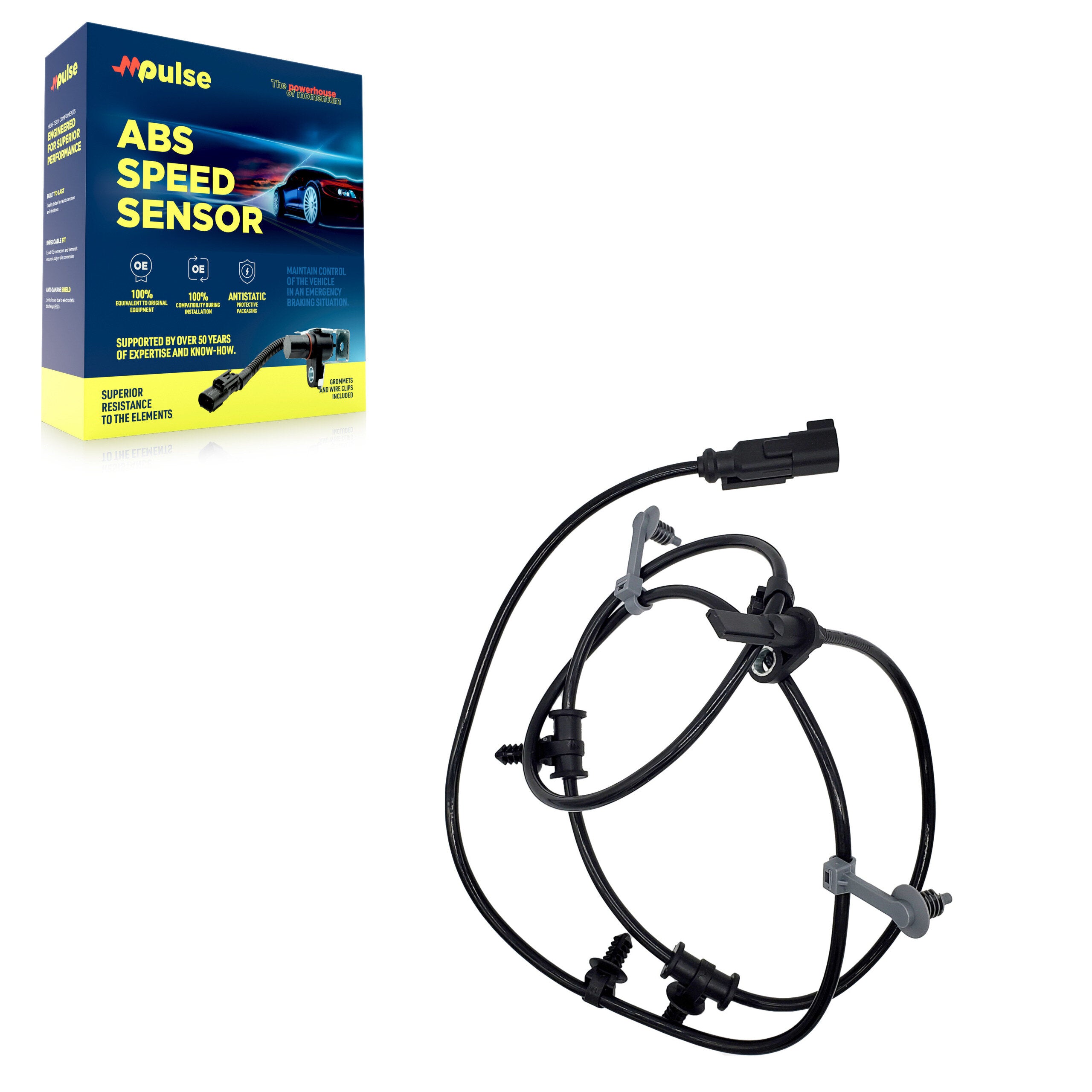 Mpulse SEN-2ABS2471 ABS Wheel Speed Sensor for 2011-2015 Ford Edge, Lincoln MKX - Rear Left