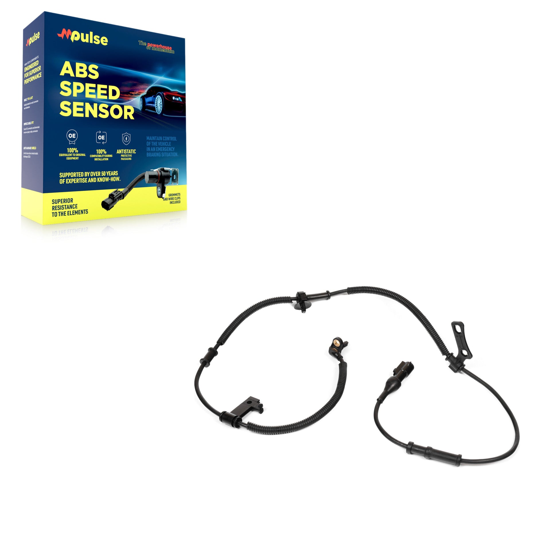 Mpulse SEN-2ABS2486 ABS Wheel Speed Sensor for 1995-2010 Ford Explorer Sport Trac, Ford Explorer, Mercury Mountaineer - Front, Front Left