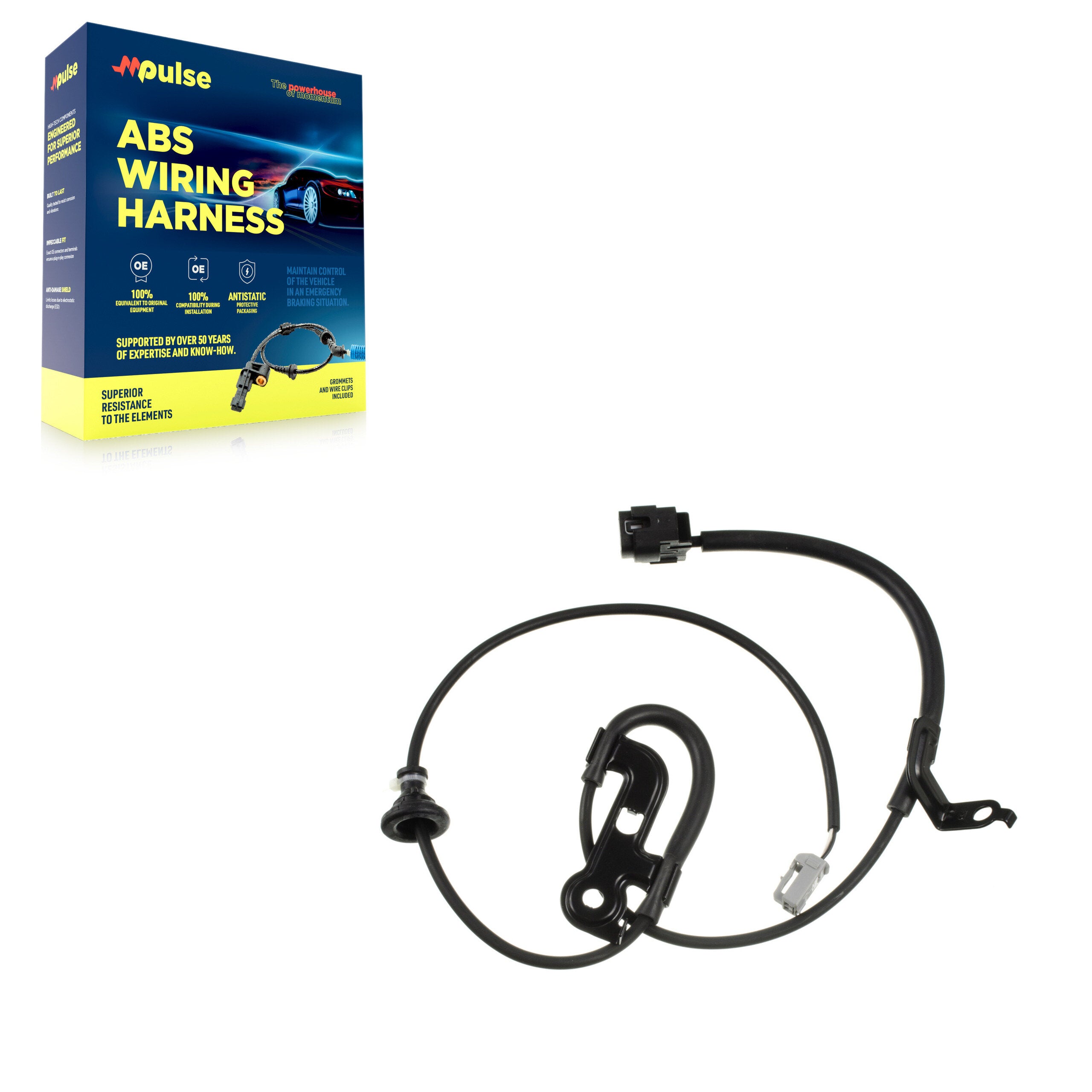 Mpulse SEN-2ABS2492 ABS Wheel Speed Sensor Wiring Harness for 2009-2012 Toyota Avalon, Lexus ES350, Toyota Camry - Rear Right