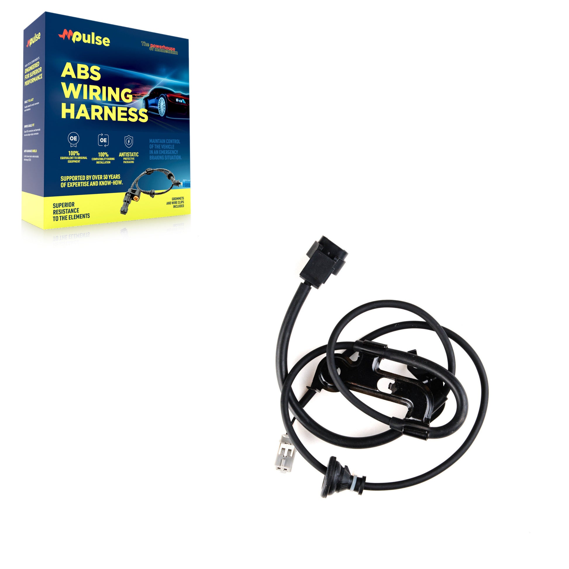 Mpulse SEN-2ABS2497 ABS Wheel Speed Sensor Wiring Harness for 2009-2012 Toyota Avalon, Lexus ES350, Toyota Camry - Rear Left