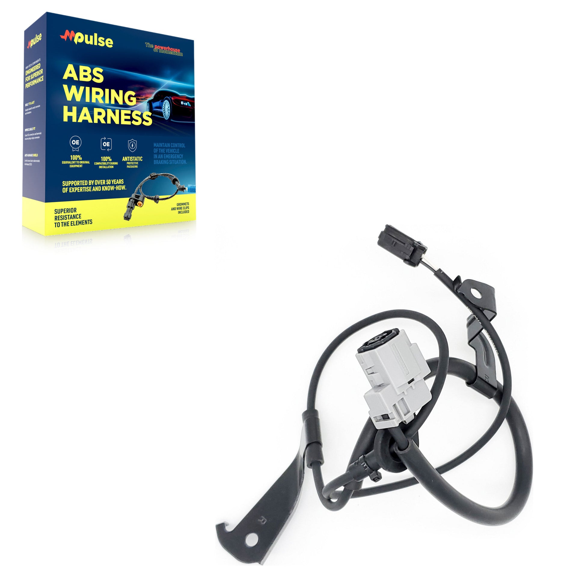 Mpulse SEN-2ABS2498 ABS Wheel Speed Sensor Wiring Harness for 2012-2018 Lexus ES350, Toyota Avalon, Toyota Camry - Rear Right