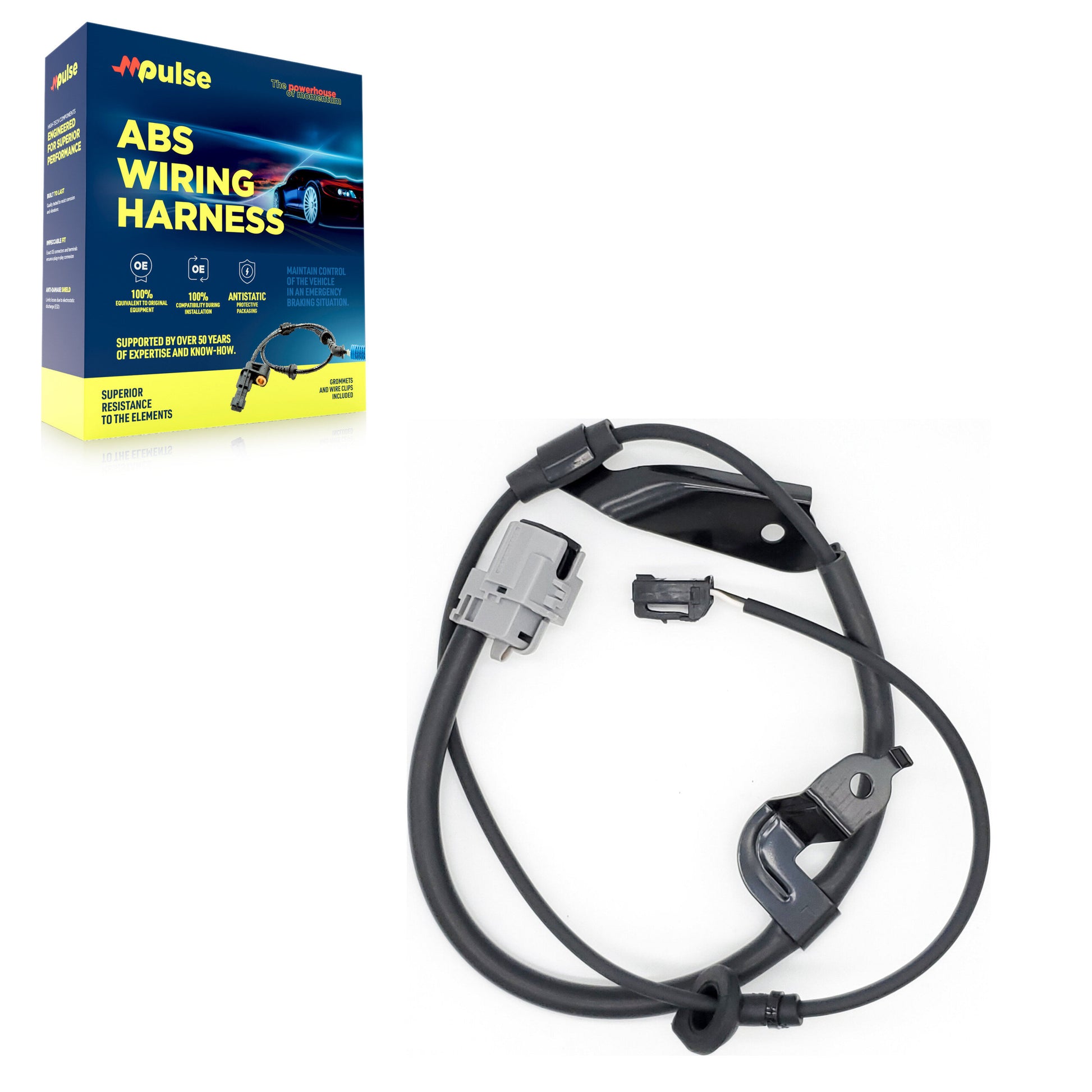 Mpulse SEN-2ABS2506 ABS Wheel Speed Sensor Wiring Harness for 2012-2018 Lexus ES350, Toyota Avalon, Toyota Camry - Rear Left