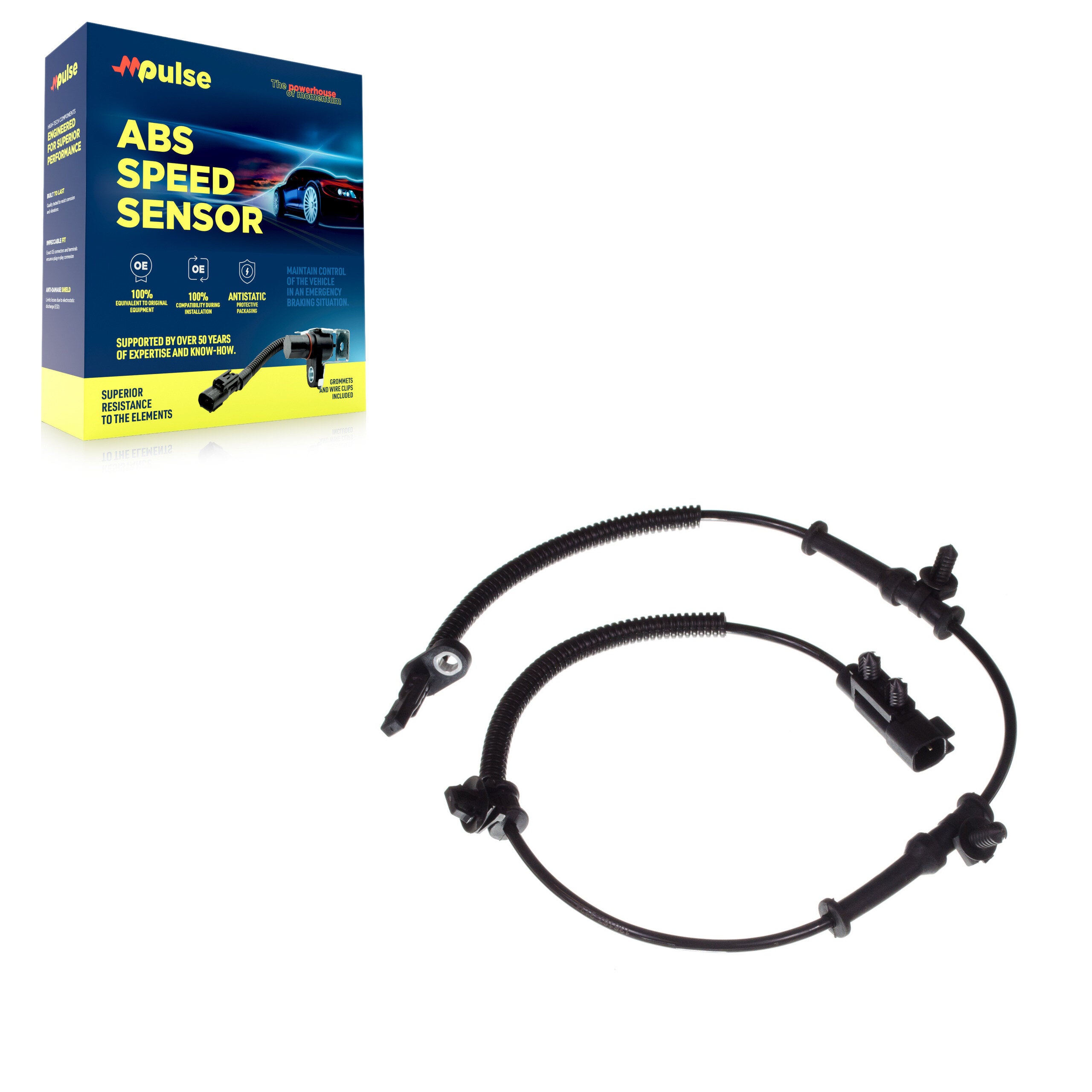 Mpulse SEN-2ABS2507 ABS Wheel Speed Sensor for 2011-2026 Dodge Durango, Jeep Grand Cherokee WK, Jeep Grand Cherokee - Rear