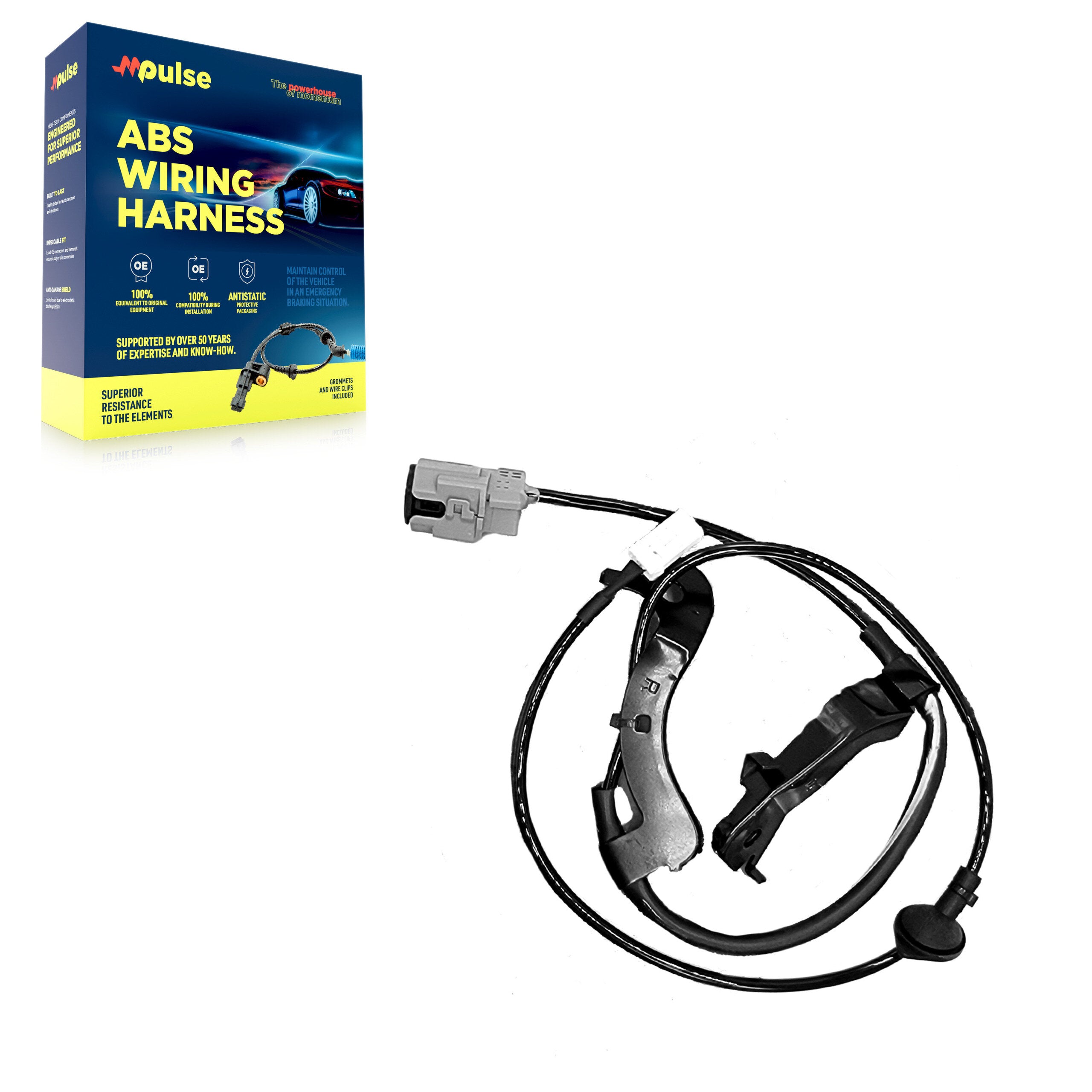 Mpulse SEN-2ABS2511 ABS Wheel Speed Sensor Wiring Harness for 2011-2020 Toyota Sienna - Rear Right