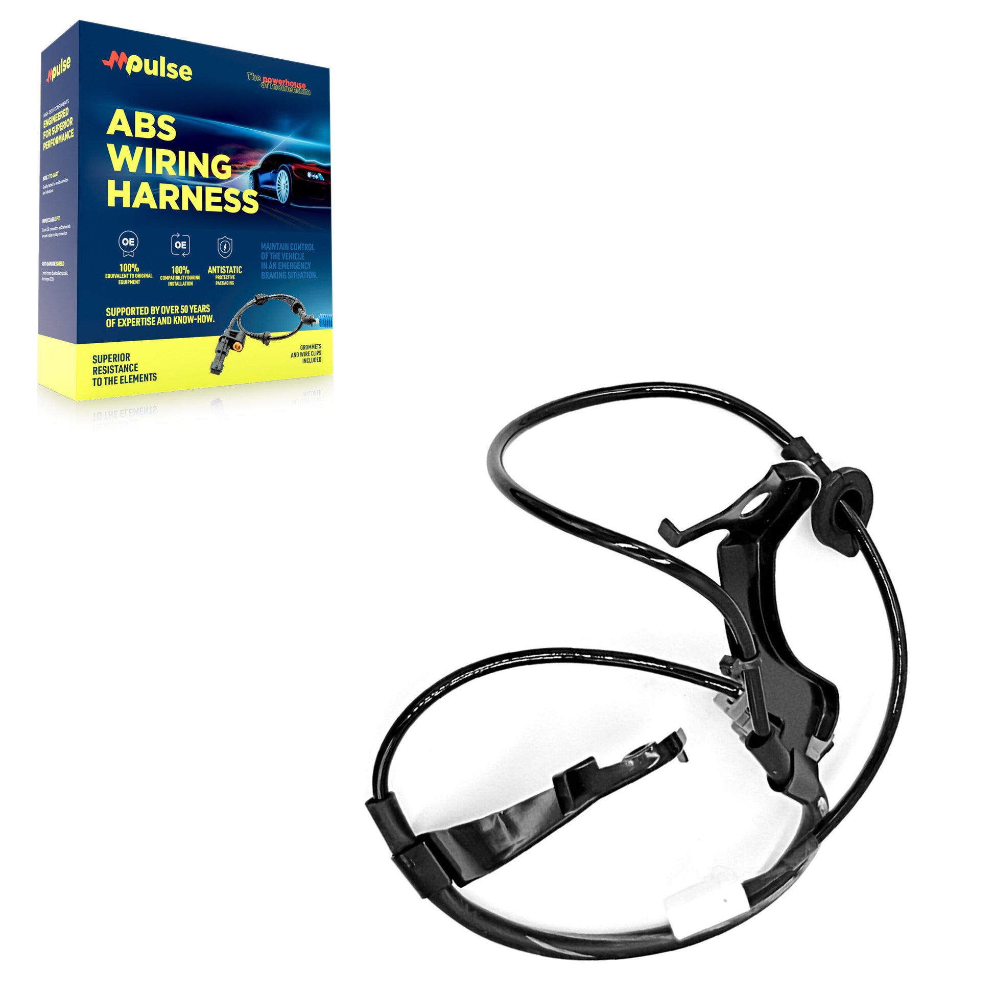 Mpulse SEN-2ABS2516 ABS Wheel Speed Sensor Wiring Harness for 2011-2020 Toyota Sienna - Rear Left