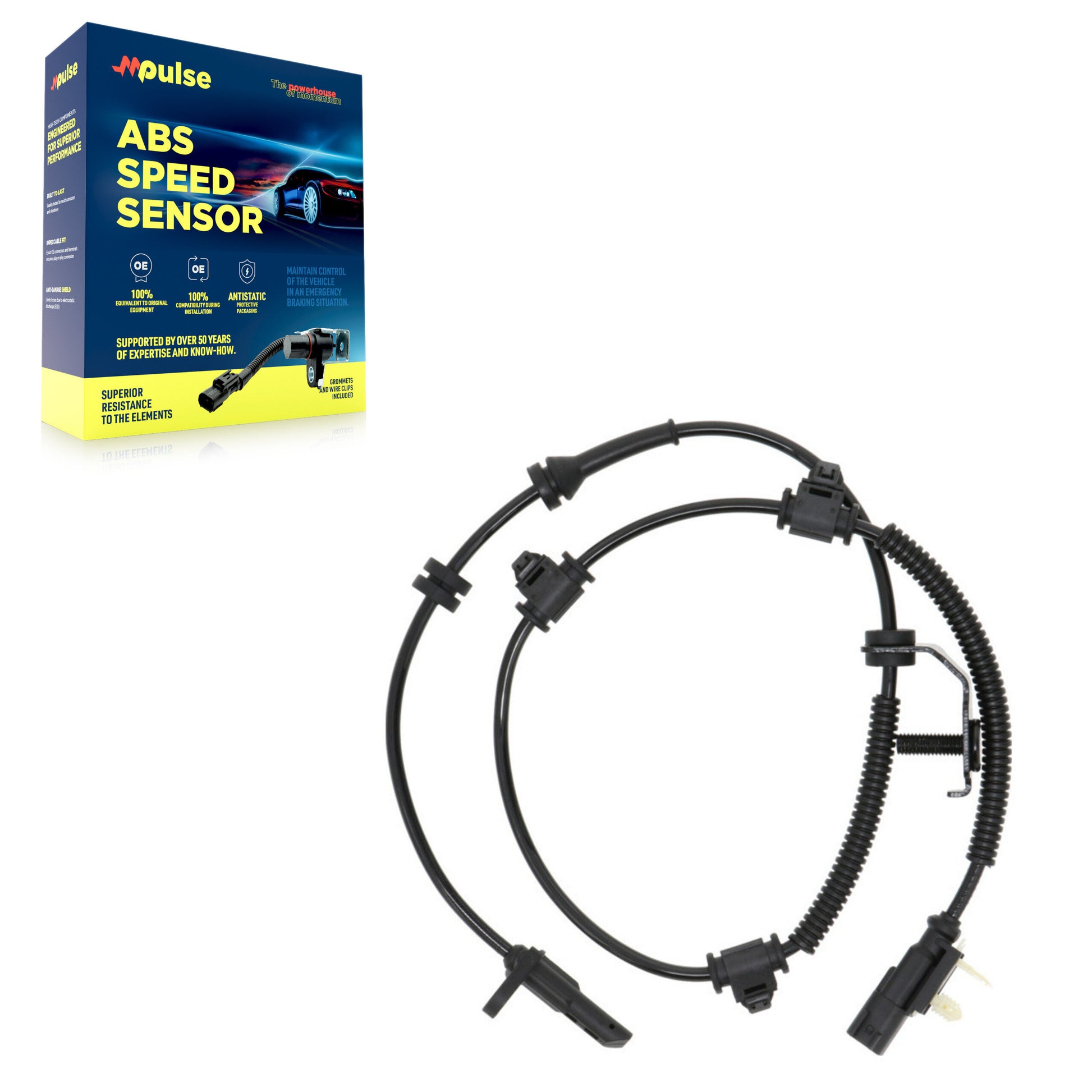 Mpulse SEN-2ABS2523 ABS Wheel Speed Sensor for 2009-2012 Chevrolet Colorado, GMC Canyon - Front