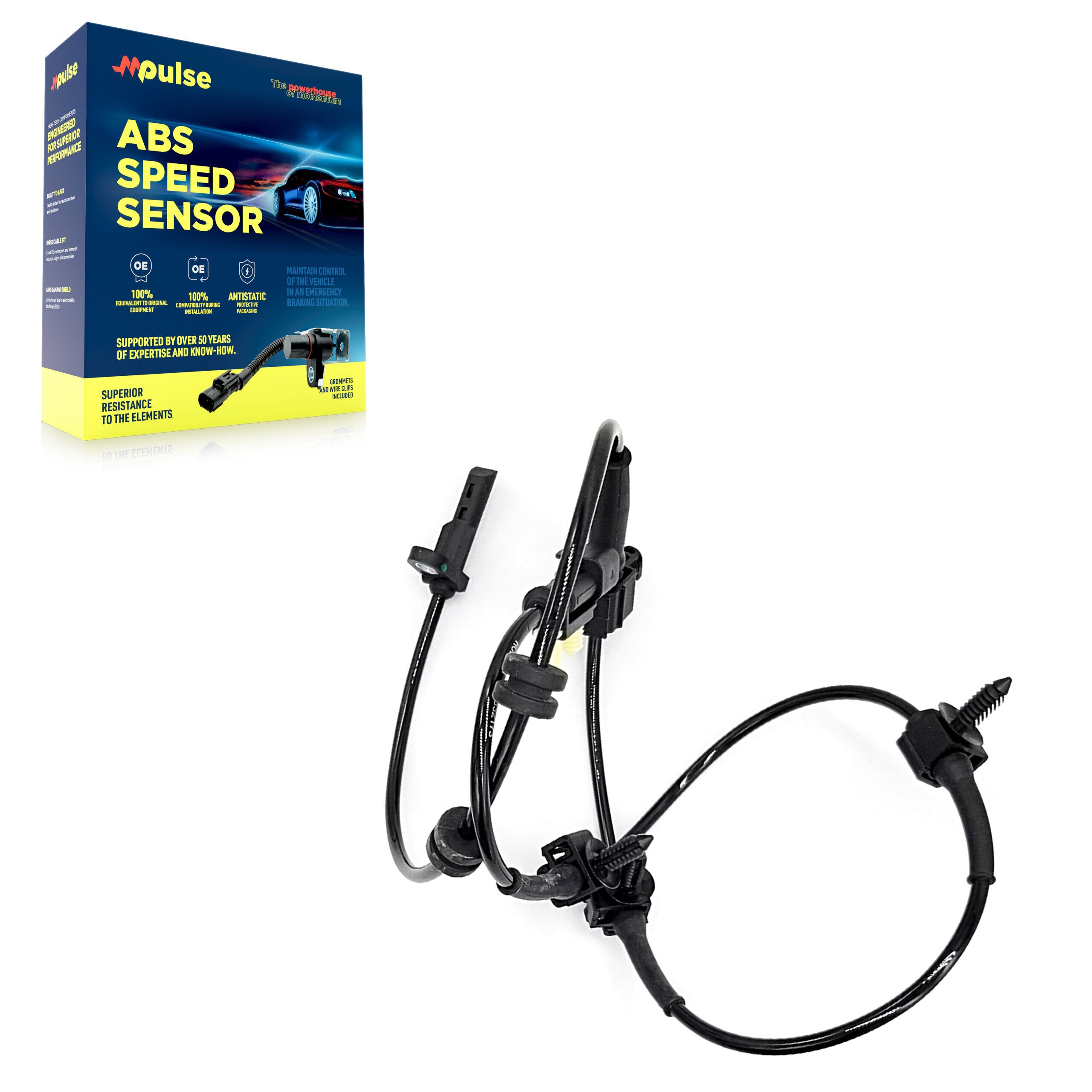 Mpulse SEN-2ABS2524 ABS Wheel Speed Sensor for 2009-2012 Chevrolet Colorado, GMC Canyon - Front