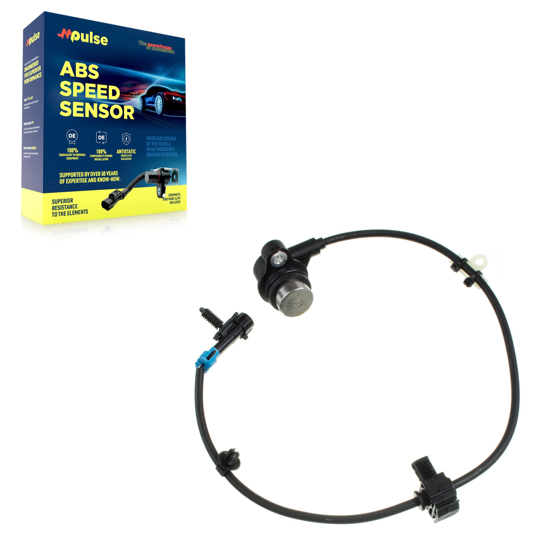 Mpulse SEN-2ABS2525 ABS Wheel Speed Sensor for 2008-2012 Chevrolet Express 1500, GMC Savana 1500 - Rear