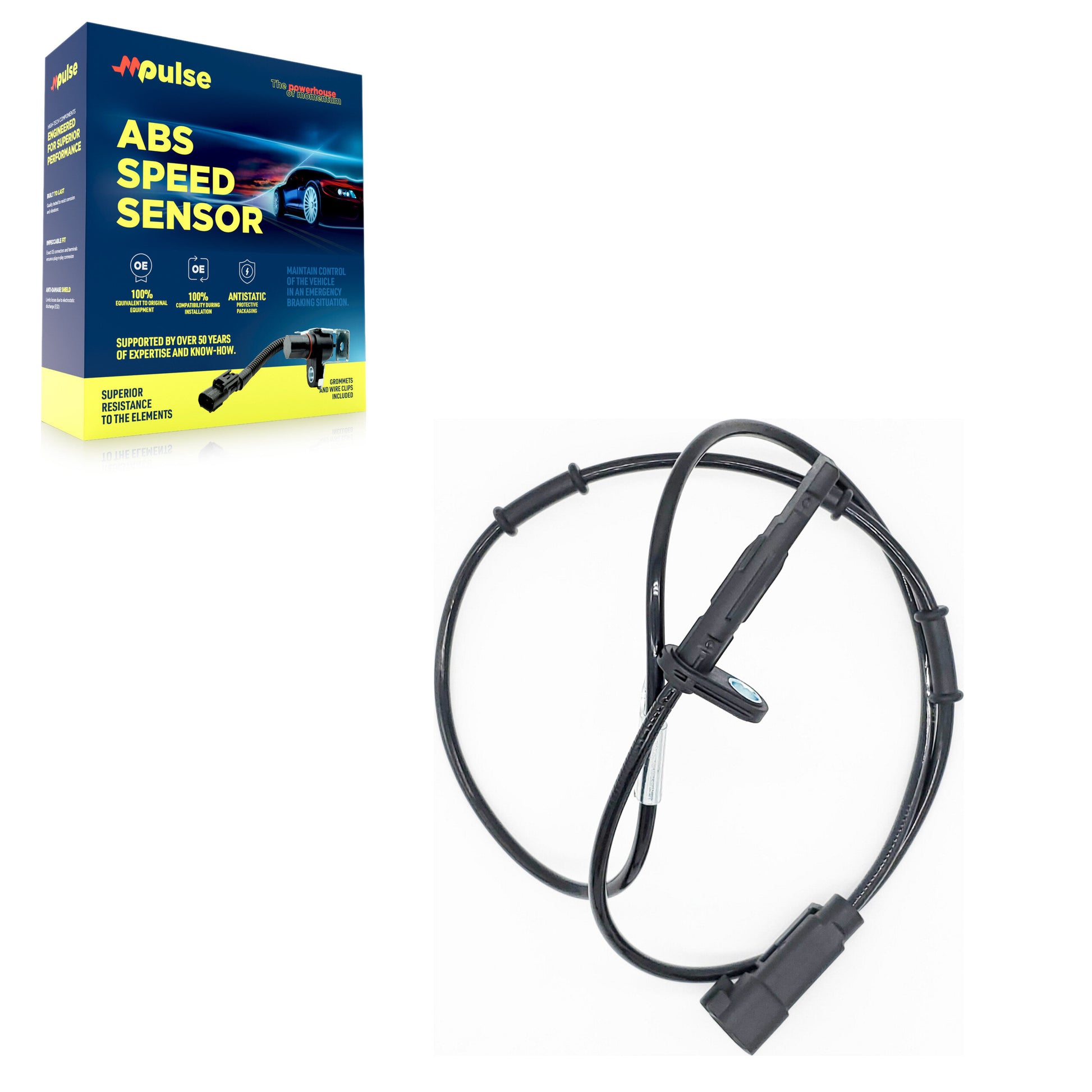 Mpulse SEN-2ABS2530 ABS Wheel Speed Sensor for 2010-2017 Chevrolet Equinox, GMC Terrain - Front Right