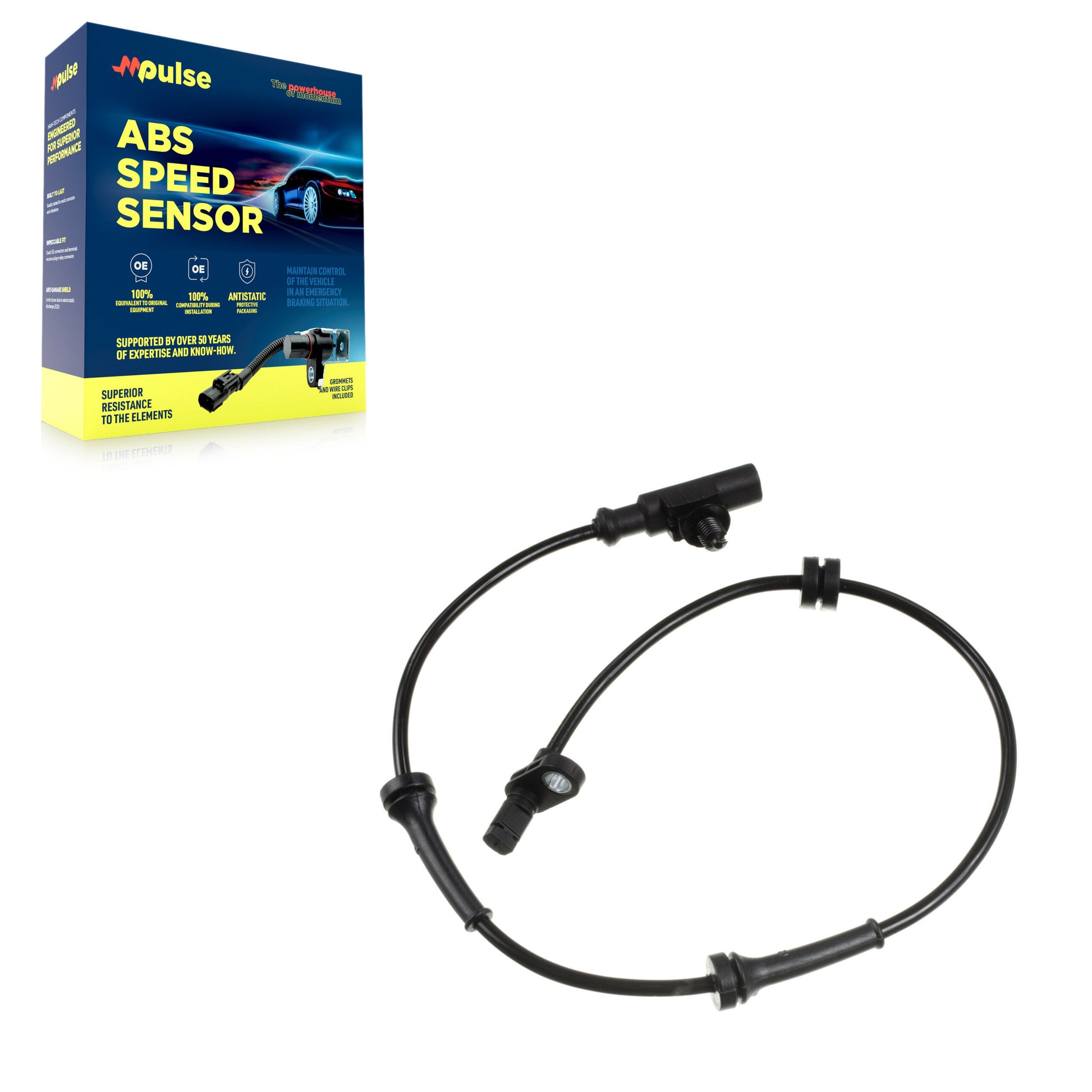 Mpulse SEN-2ABS2560 ABS Wheel Speed Sensor for 2009-2014 Nissan Cube, Nissan Tiida - Rear Right