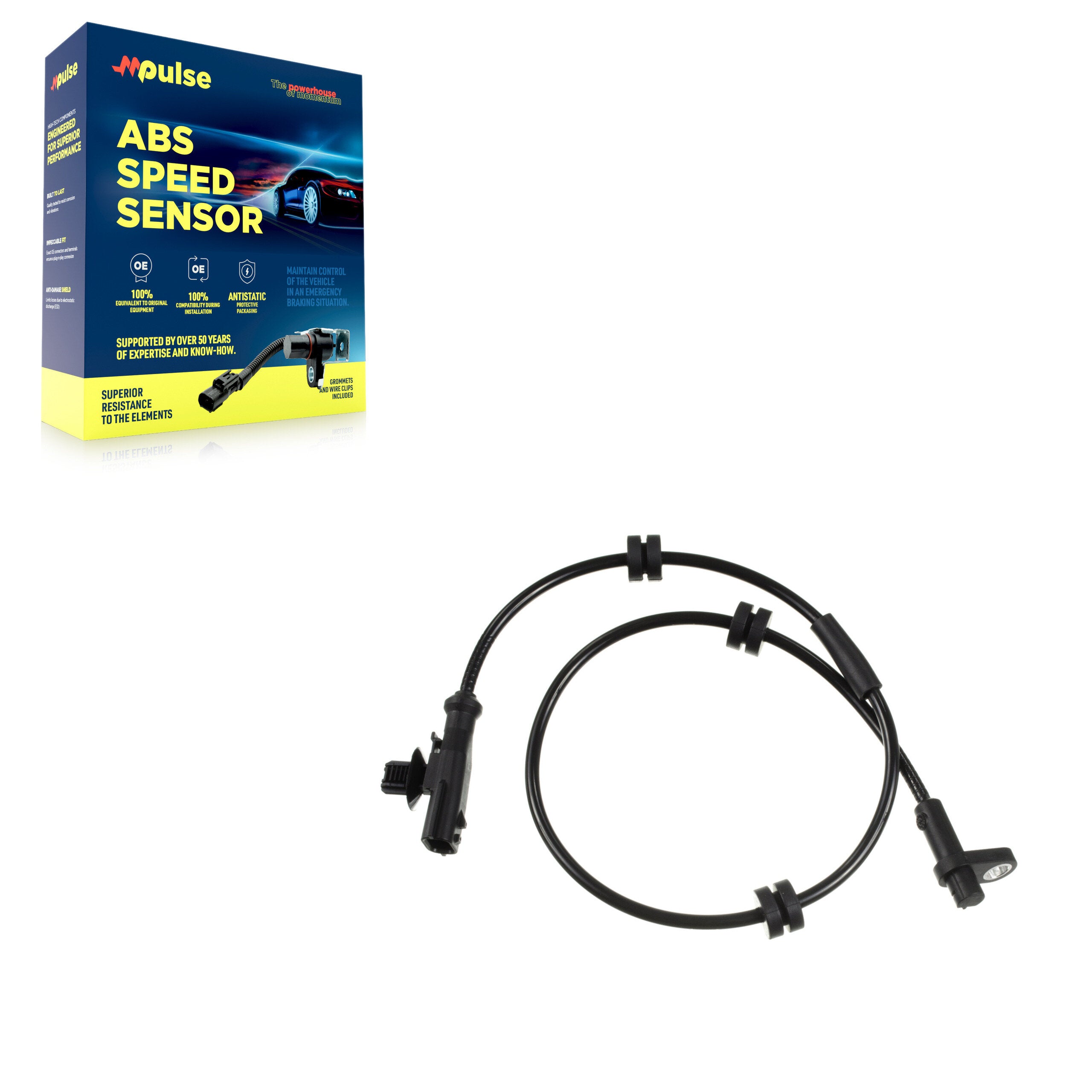 Mpulse SEN-2ABS2571 ABS Wheel Speed Sensor for 2011 Ford Fiesta - Rear