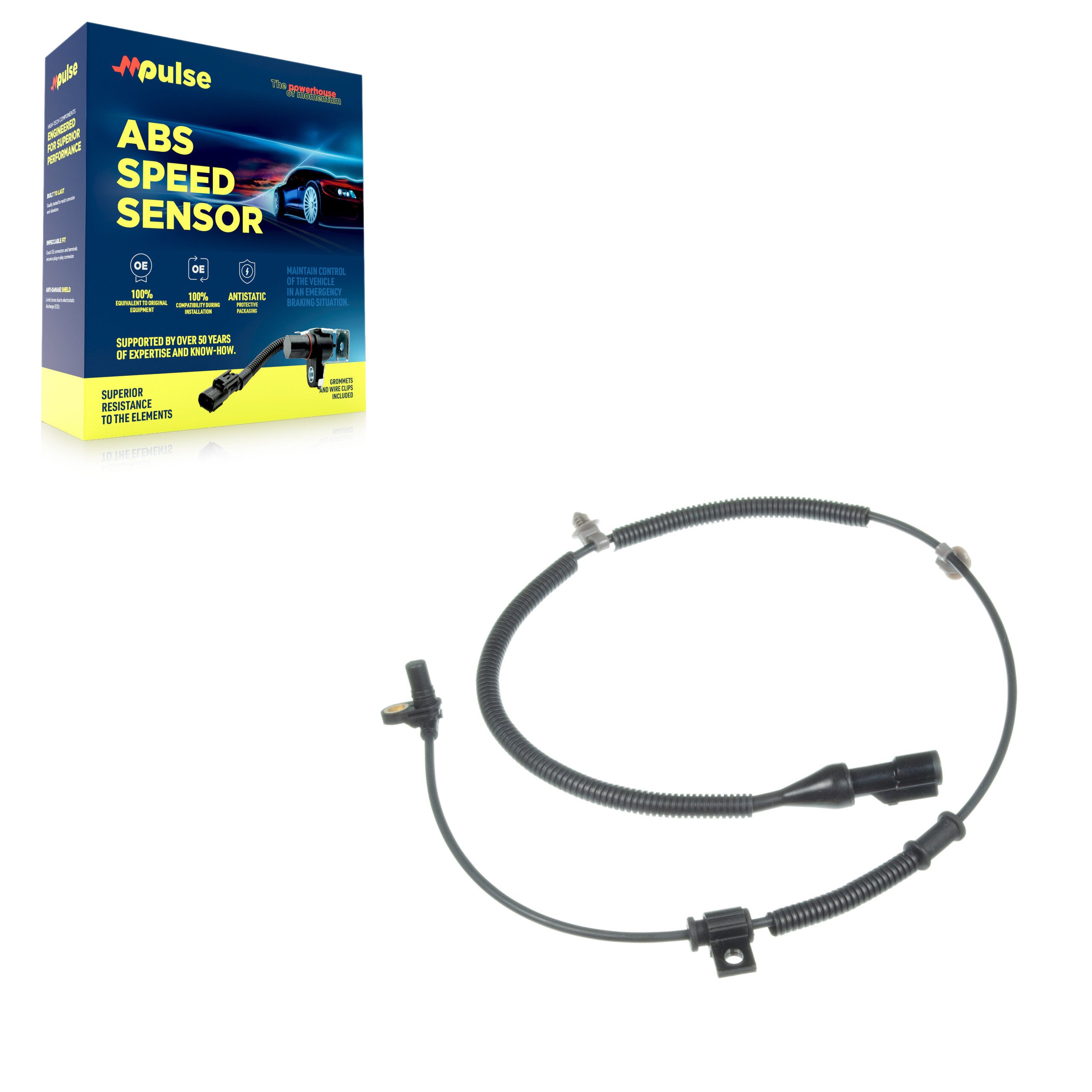 Mpulse SEN-2ABS2572 ABS Wheel Speed Sensor for 2009-2010 Ford Expedition, Ford F-150, Lincoln Navigator - Front