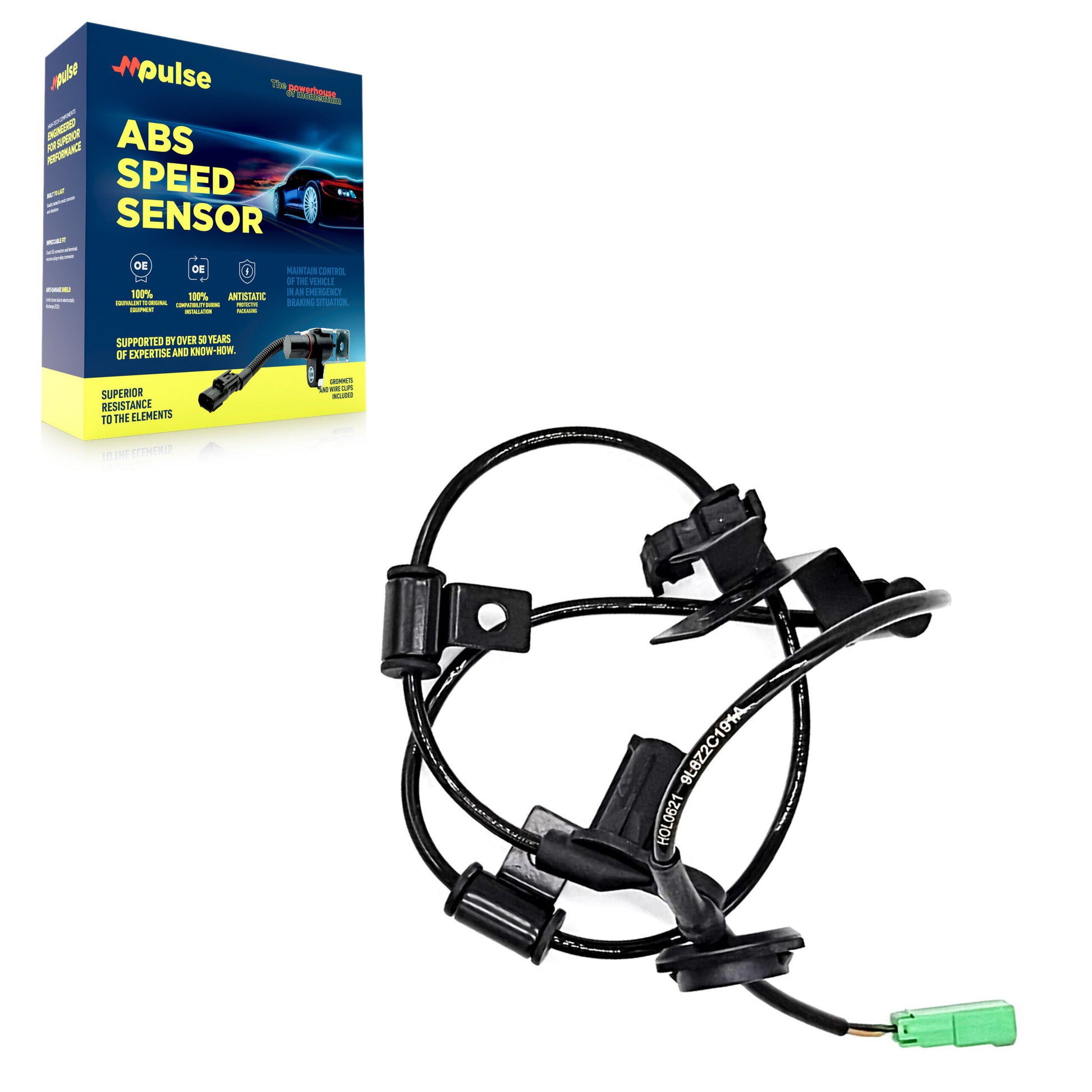 Mpulse SEN-2ABS2574 ABS Wheel Speed Sensor for 2009-2012 Ford Escape, Mercury Mariner - Rear Left