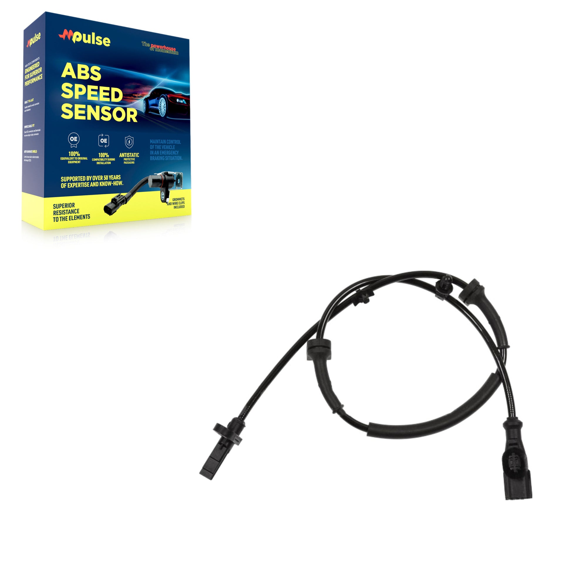Mpulse SEN-2ABS2580 ABS Wheel Speed Sensor for 2011 Ford Fiesta - Front