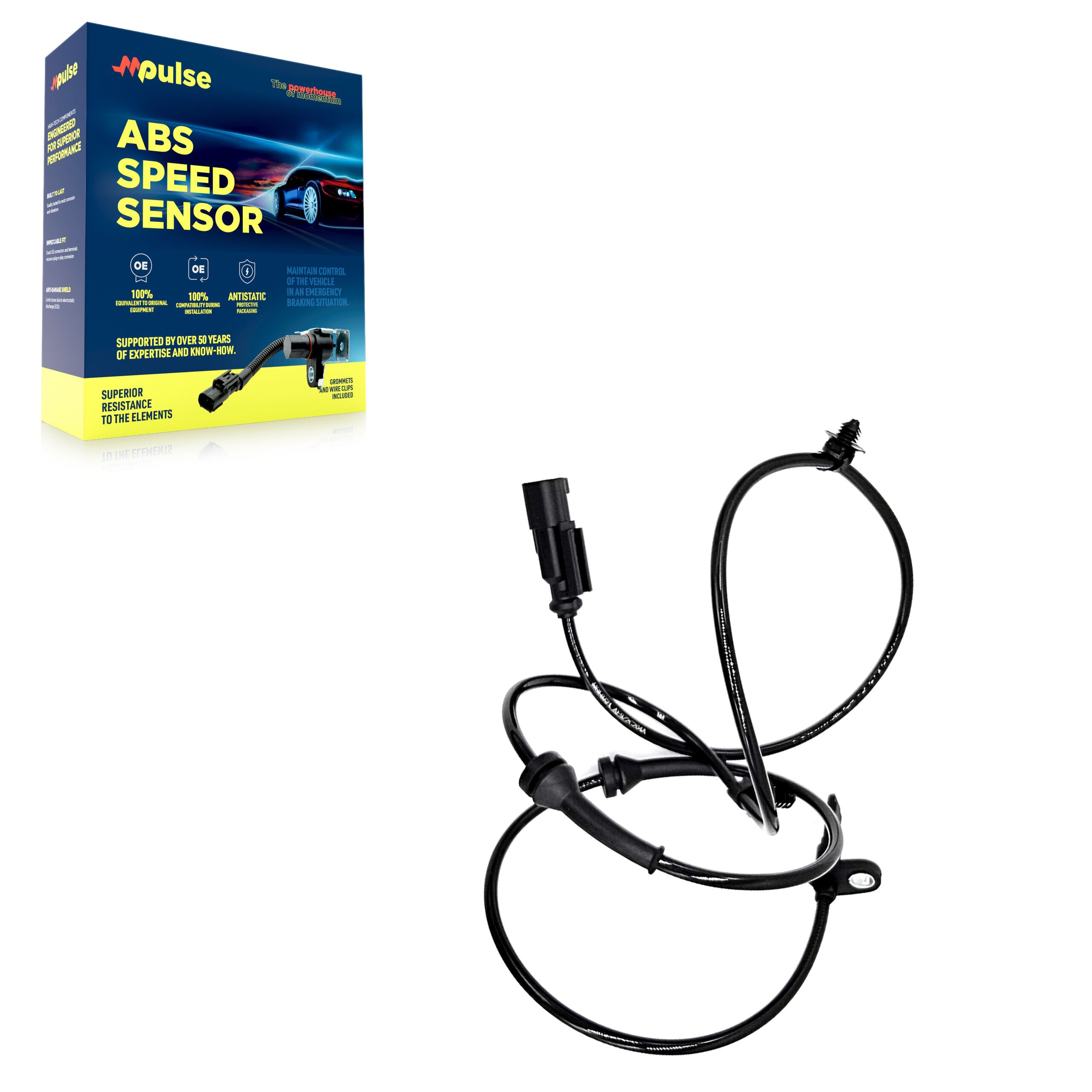 Mpulse SEN-2ABS2582 ABS Wheel Speed Sensor for 2010-2022 Ford GT, Ford Flex, Lincoln MKS - Rear, Front