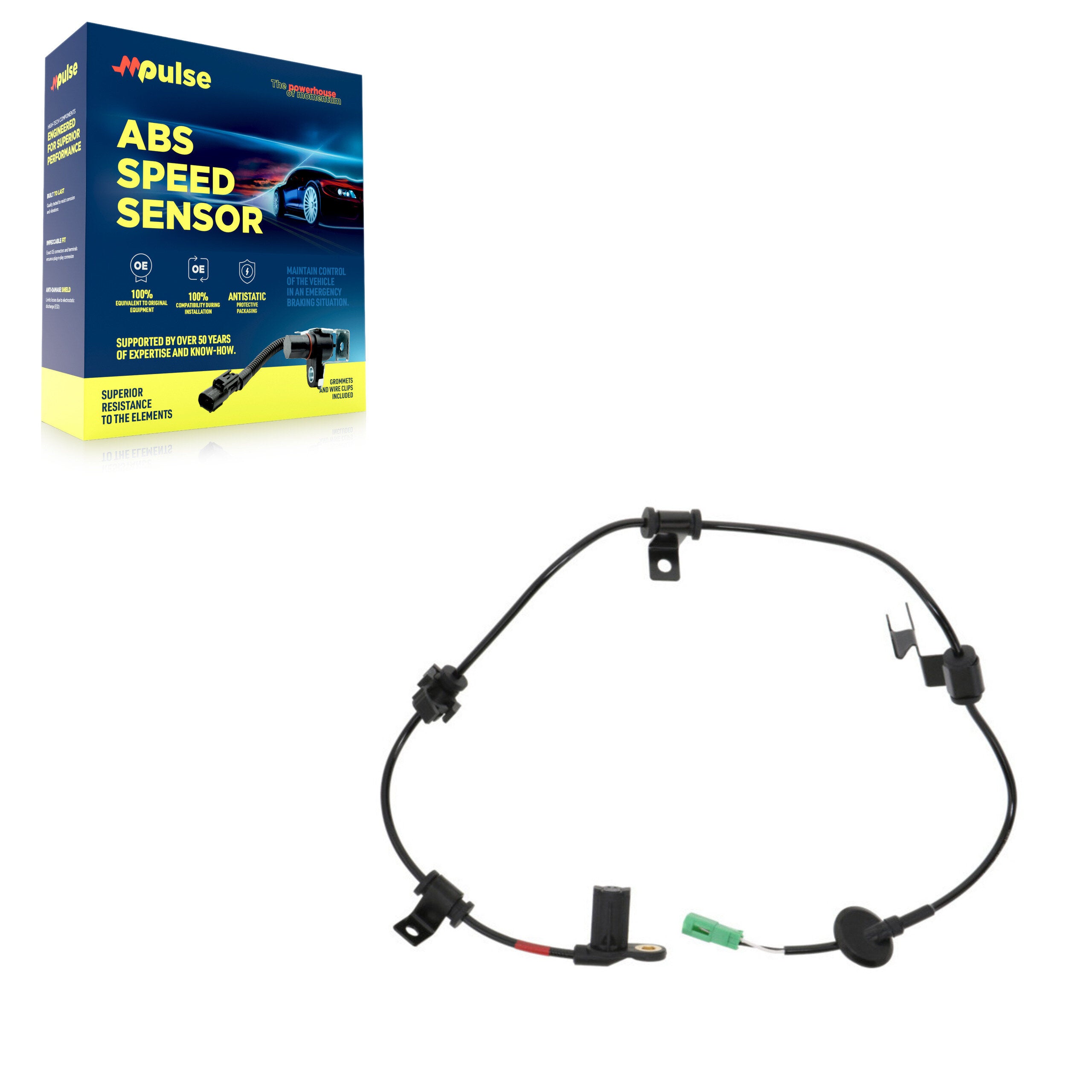 Mpulse SEN-2ABS2589 ABS Wheel Speed Sensor for 2010-2012 Ford Escape, Mercury Mariner - Rear Left