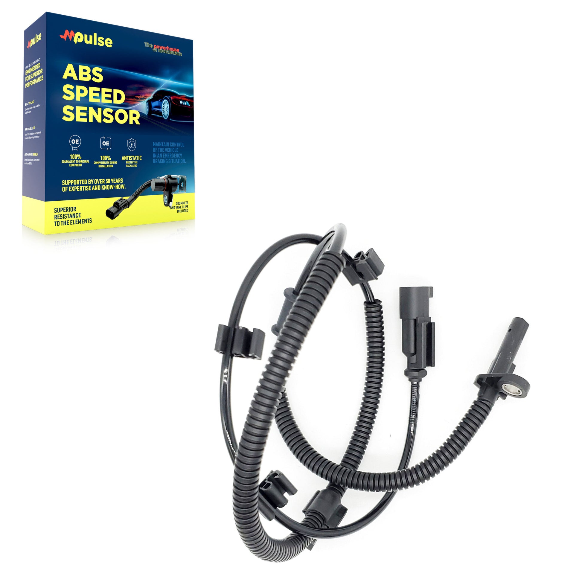 Mpulse SEN-2ABS2590 ABS Wheel Speed Sensor for 2011-2016 Ford E-150, Ford E-250, Ford E-350 Super Duty - Rear Right