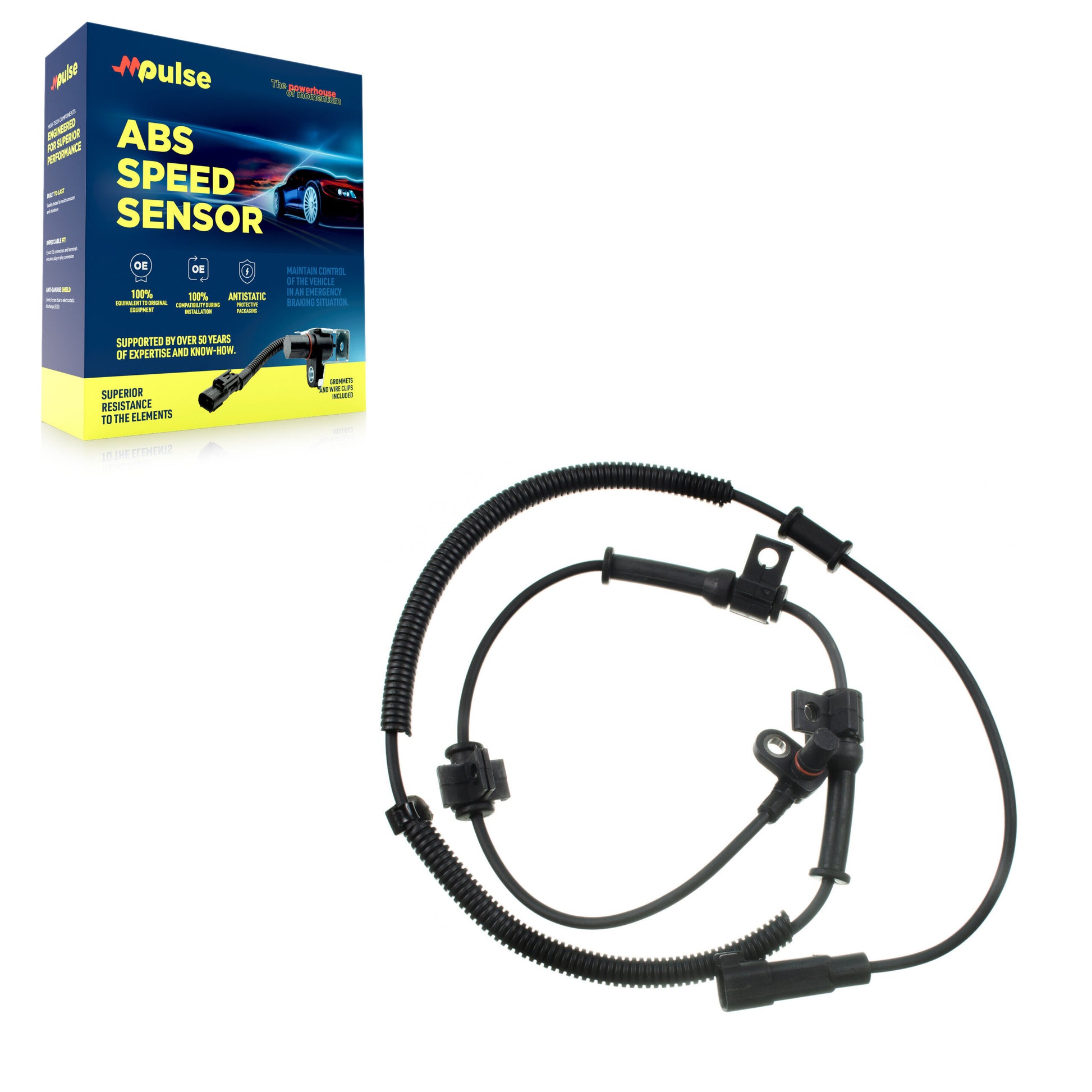 Mpulse SEN-2ABS2598 ABS Wheel Speed Sensor for 2011-2012 Ford F-250 Super Duty, Ford F-350 Super Duty - Front